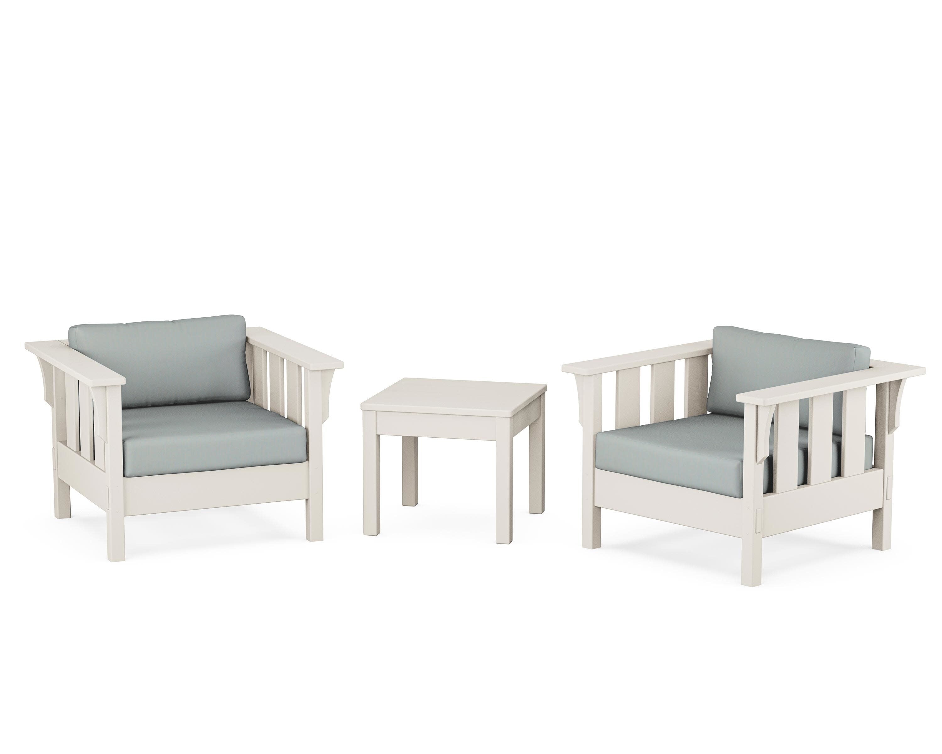 Acadia 3-Piece Deep Seating Set in Sand / Spa