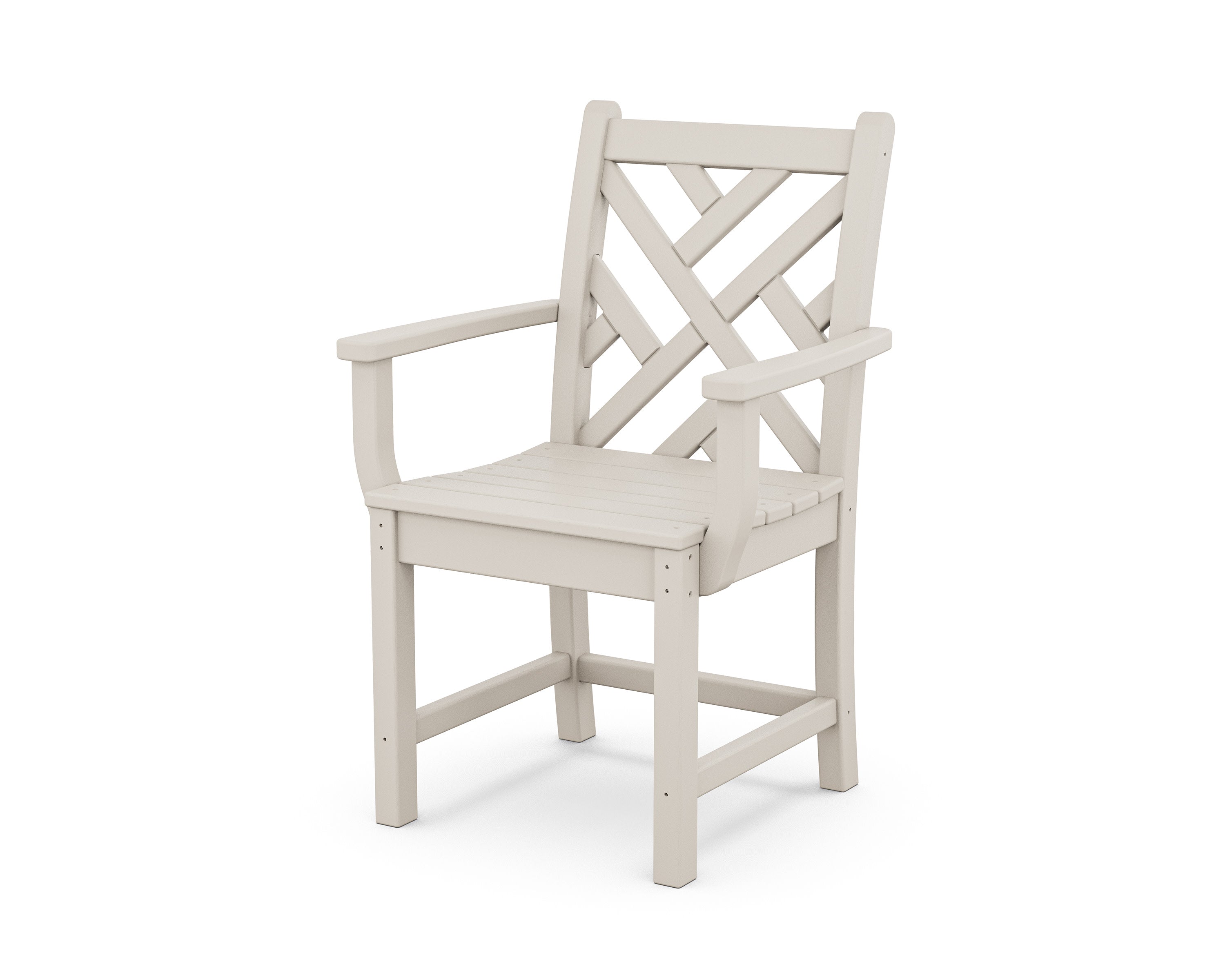 Chippendale Dining Arm Chair in Sand