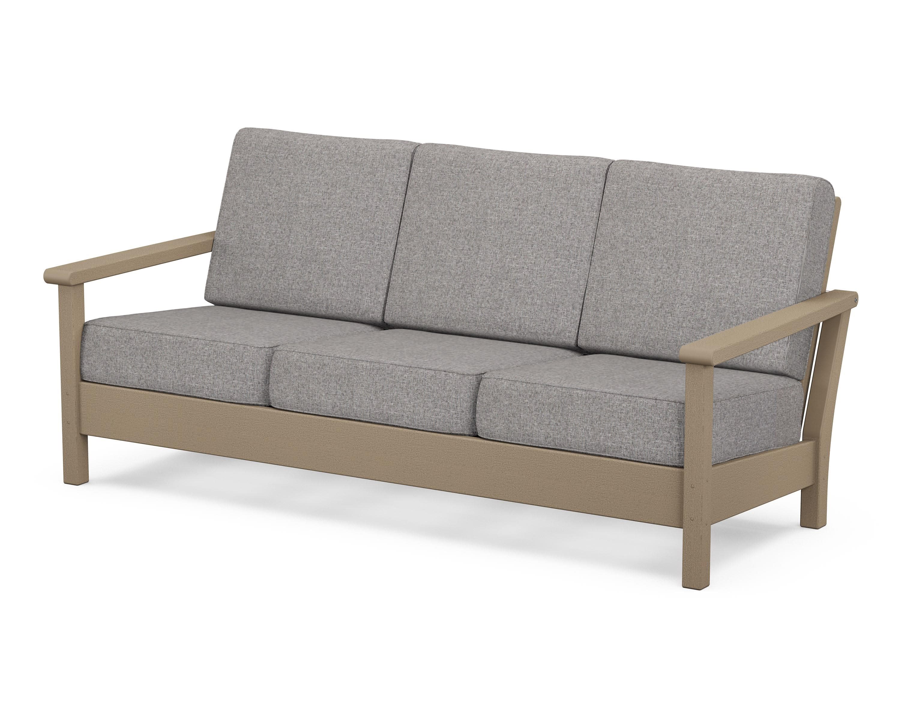 Harbour Deep Seating Sofa in Vintage Sahara / Grey Mist