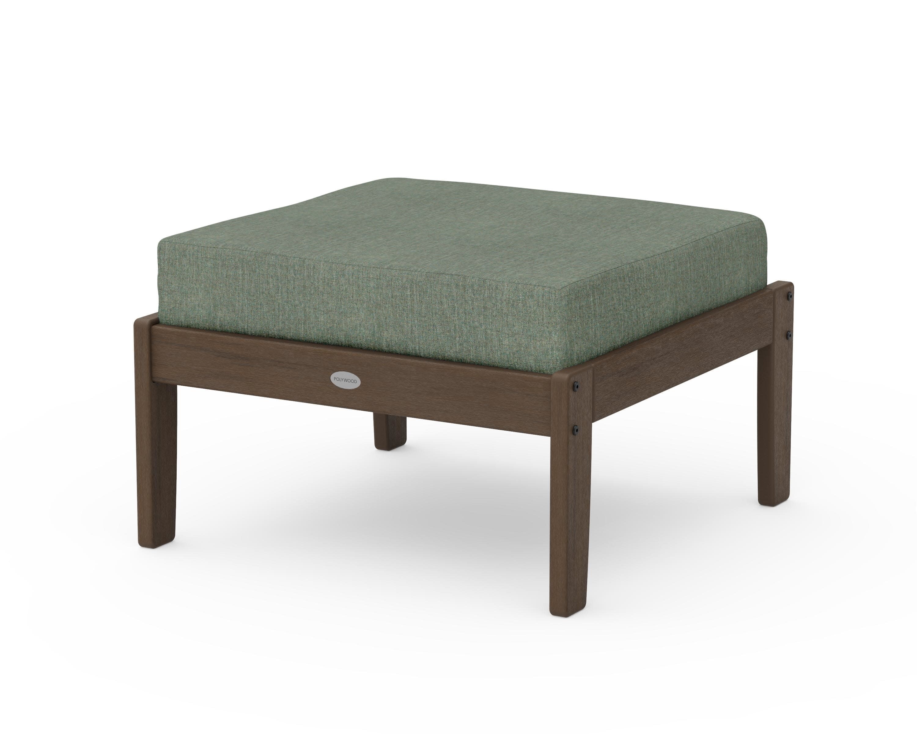 Braxton Deep Seating Ottoman in Kona / Cast Sage