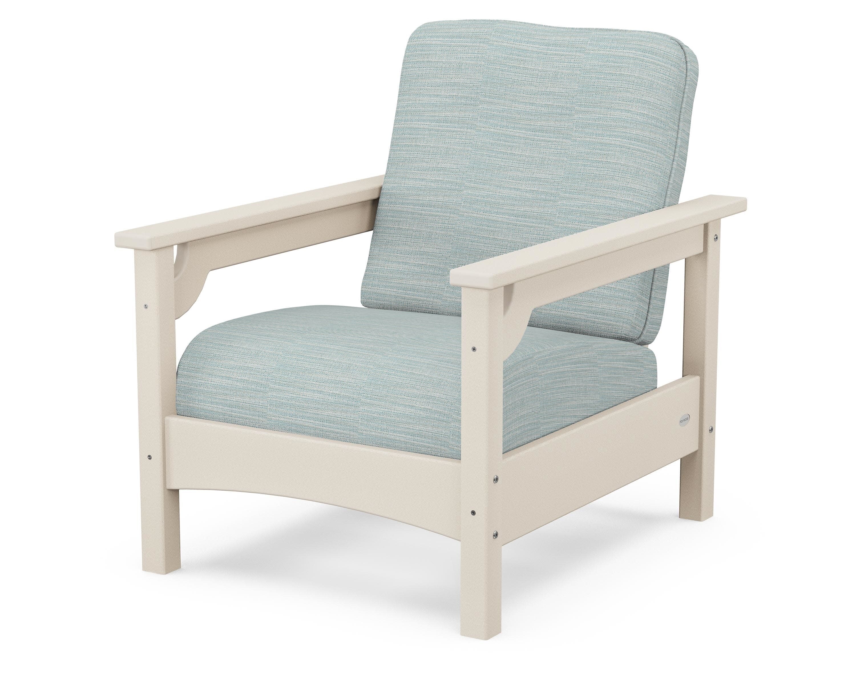 Club Chair in Sand / Soothe Mist