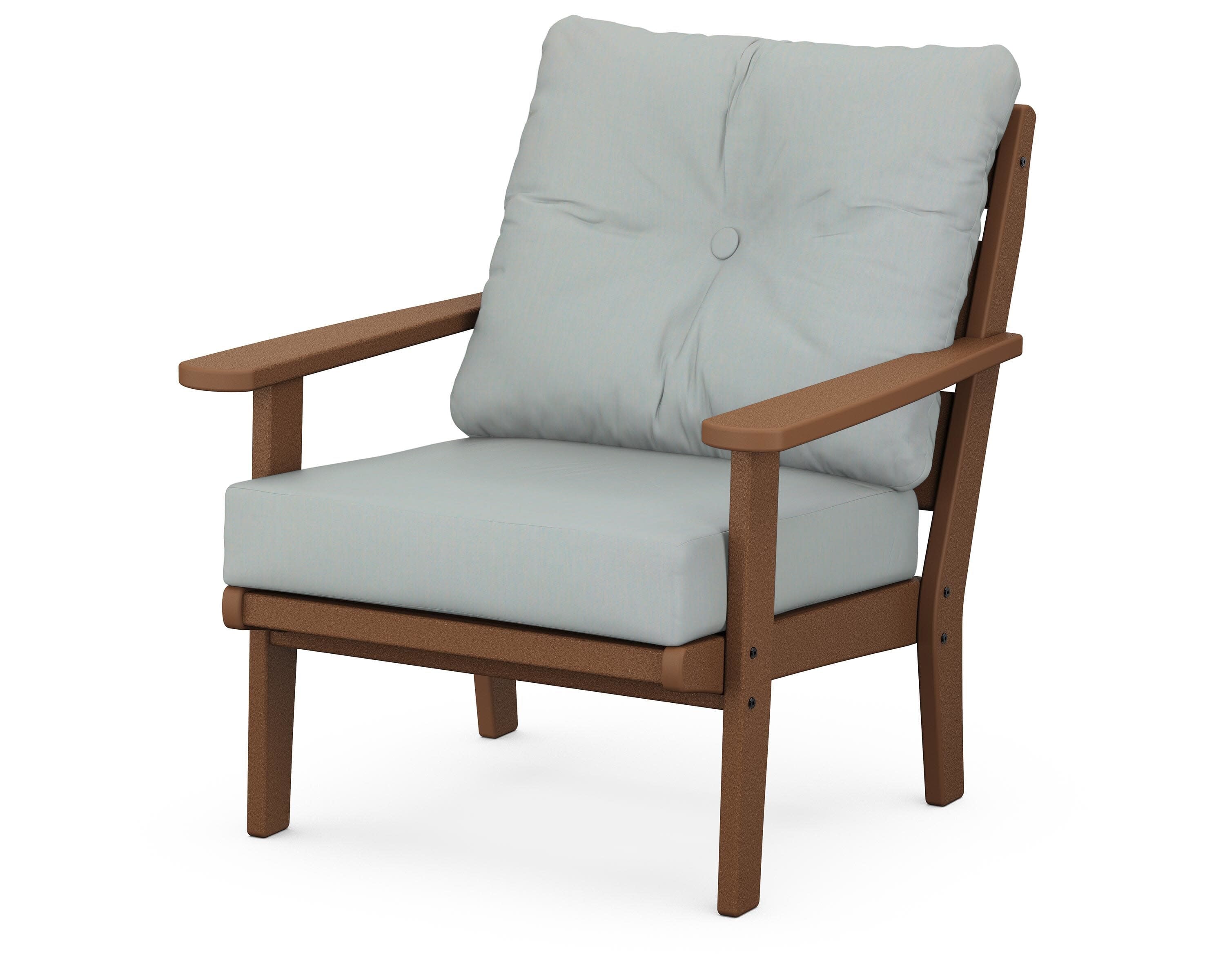 Lakeside Deep Seating Chair in Teak / Spa