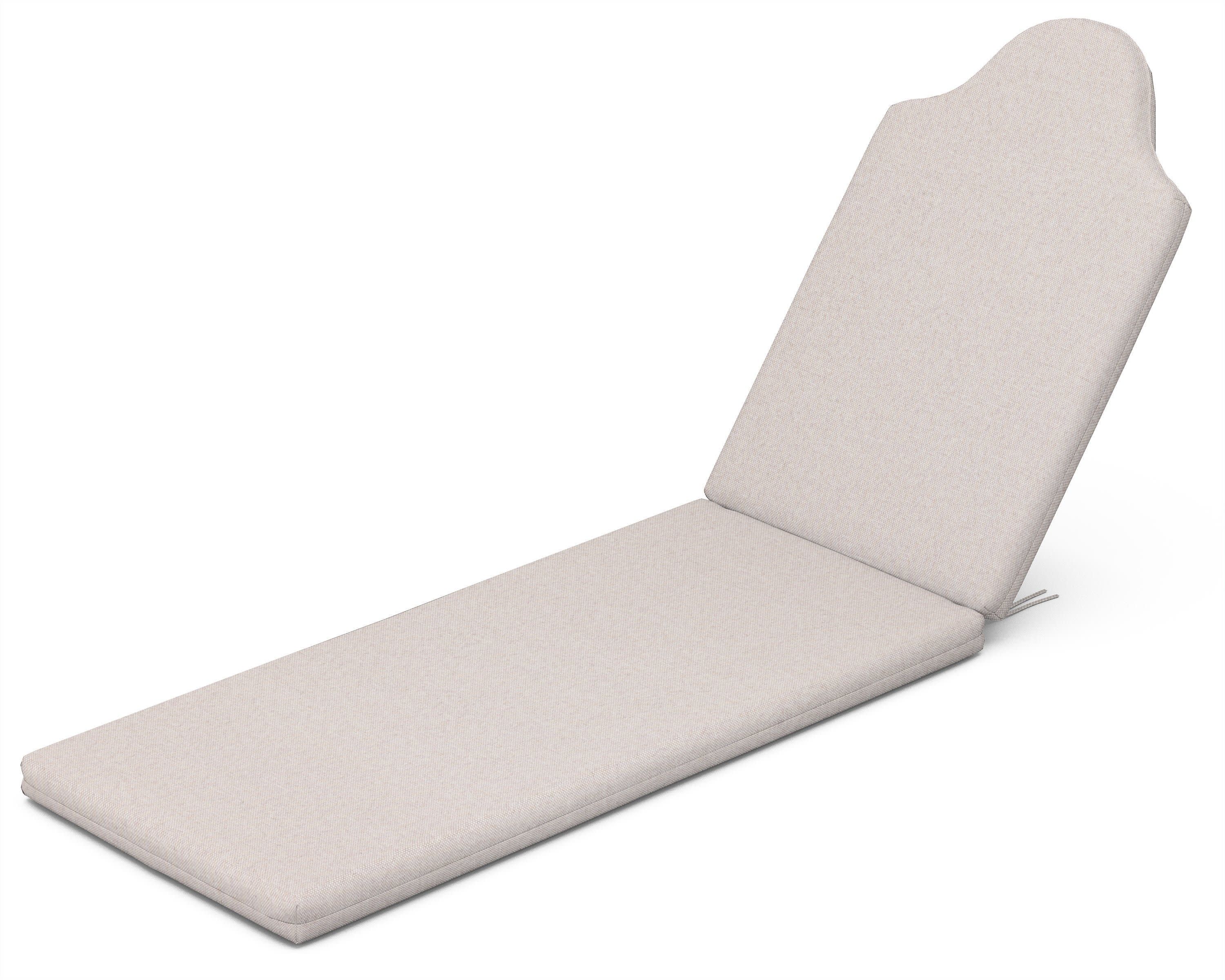 Chaise Cushion in Dune Burlap
