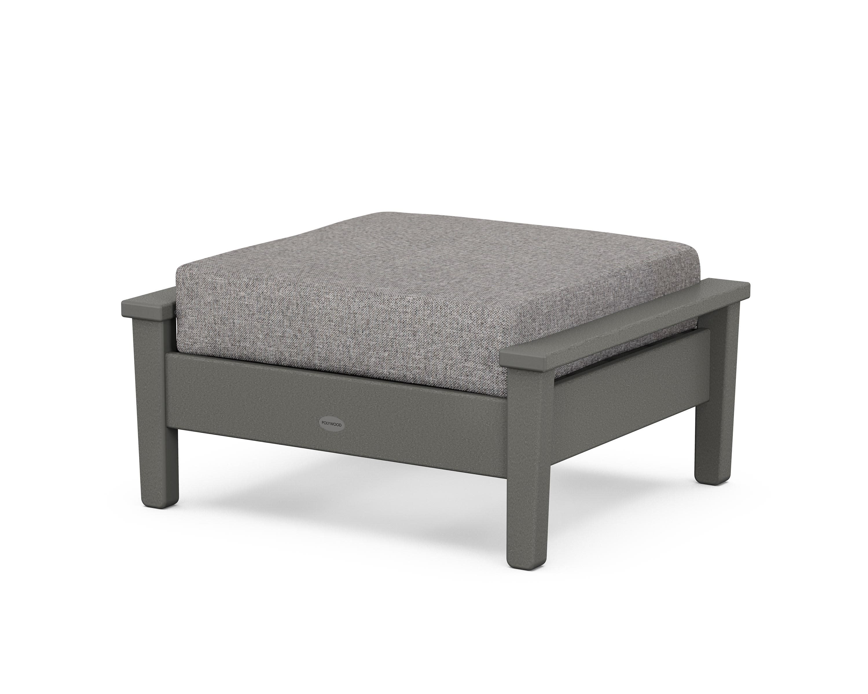 Prescott Deep Seating Ottoman in Slate Grey / Grey Mist