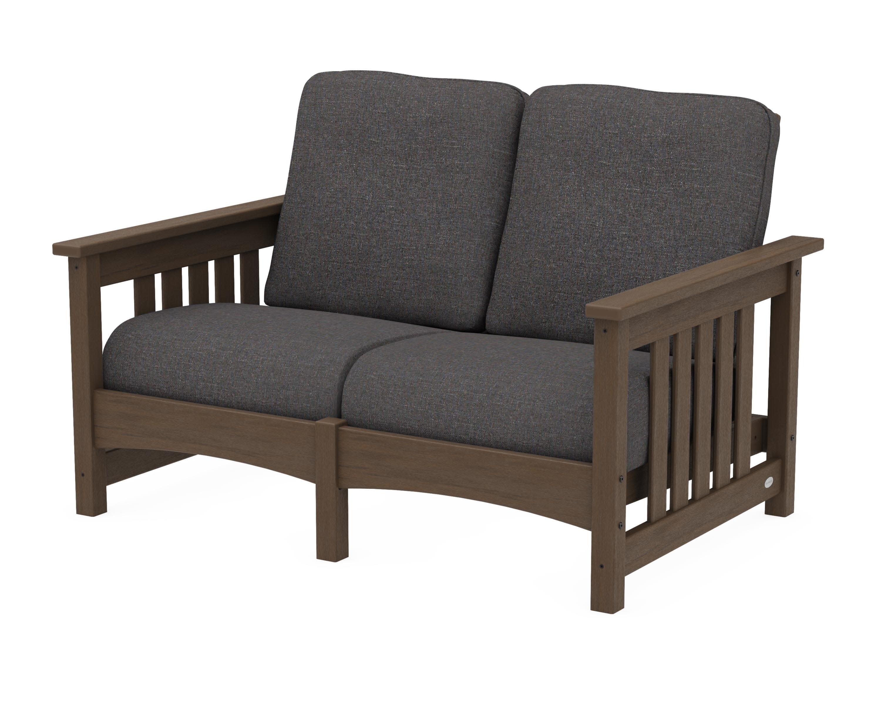 Club Mission Loveseat in Kona / Ash Charcoal