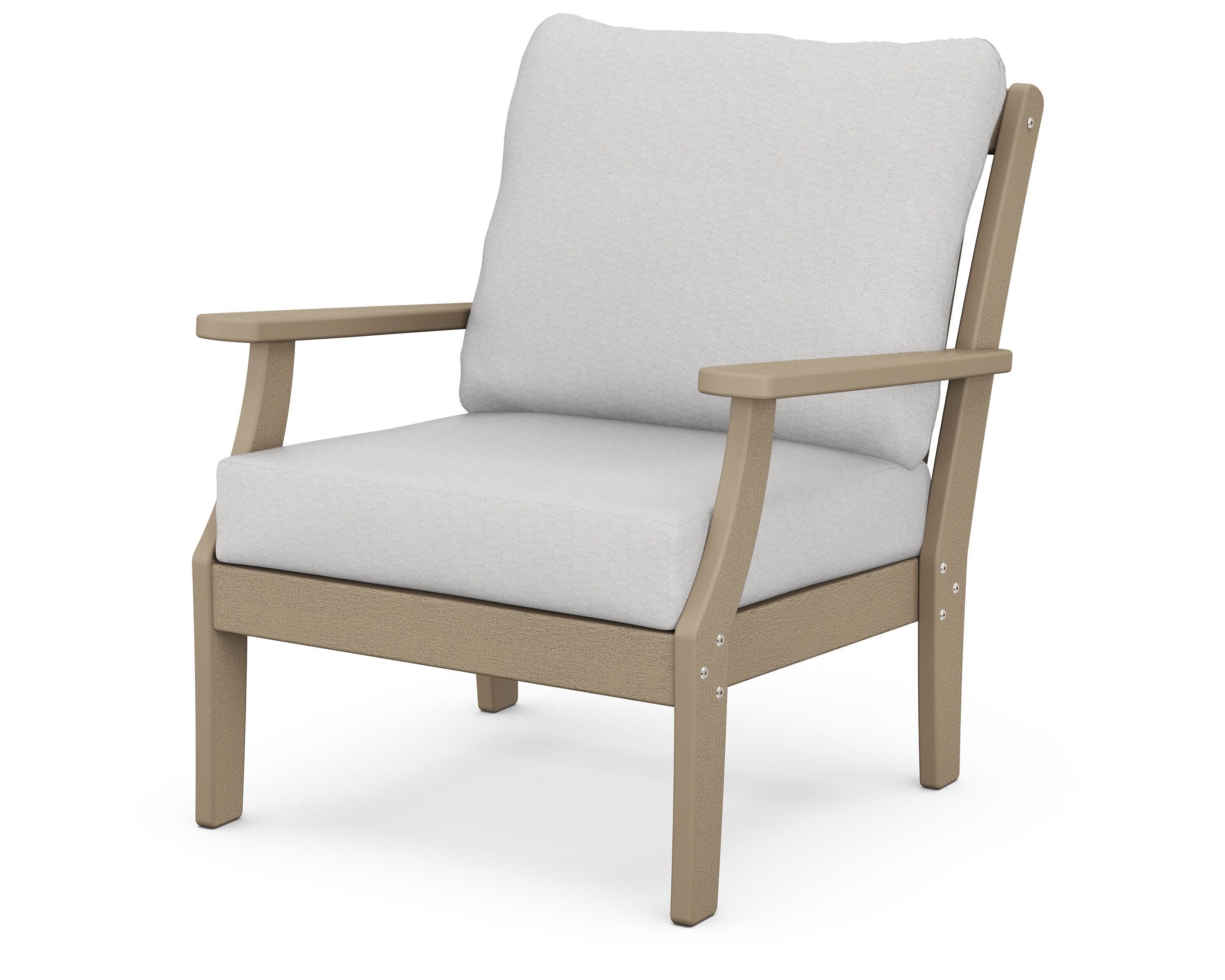 Braxton Deep Seating Chair in Vintage Sahara / Diamond in the Rough