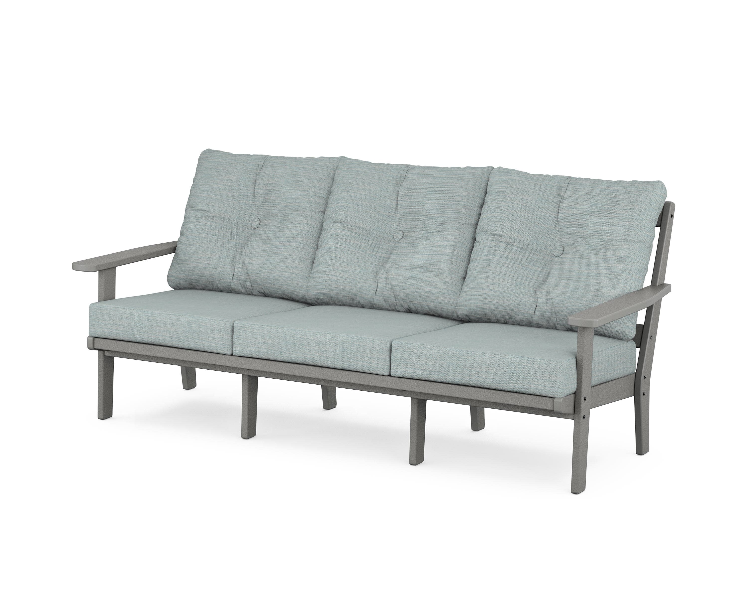 Oxford Deep Seating Sofa in Slate Grey / Soothe Mist