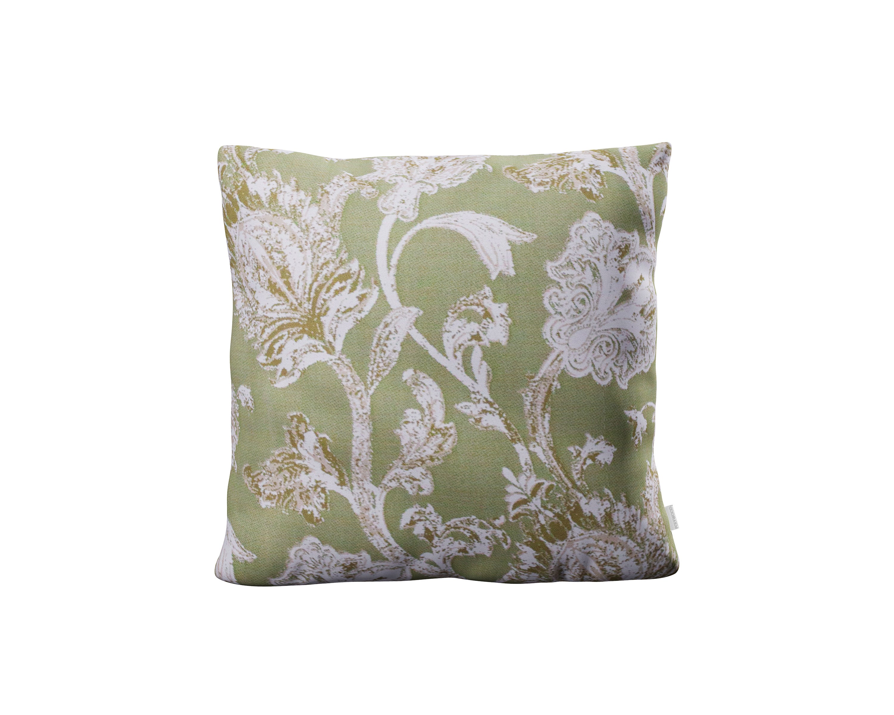 20" Outdoor Throw Pillow in Botanical Garden Chartreuse