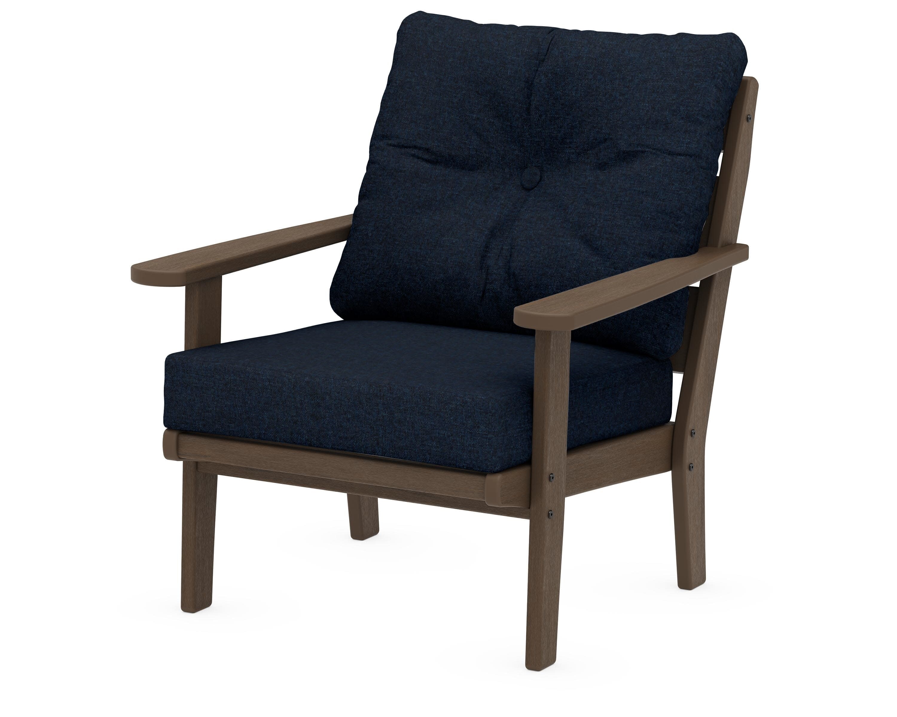 Lakeside Deep Seating Chair in Kona / Marine Indigo