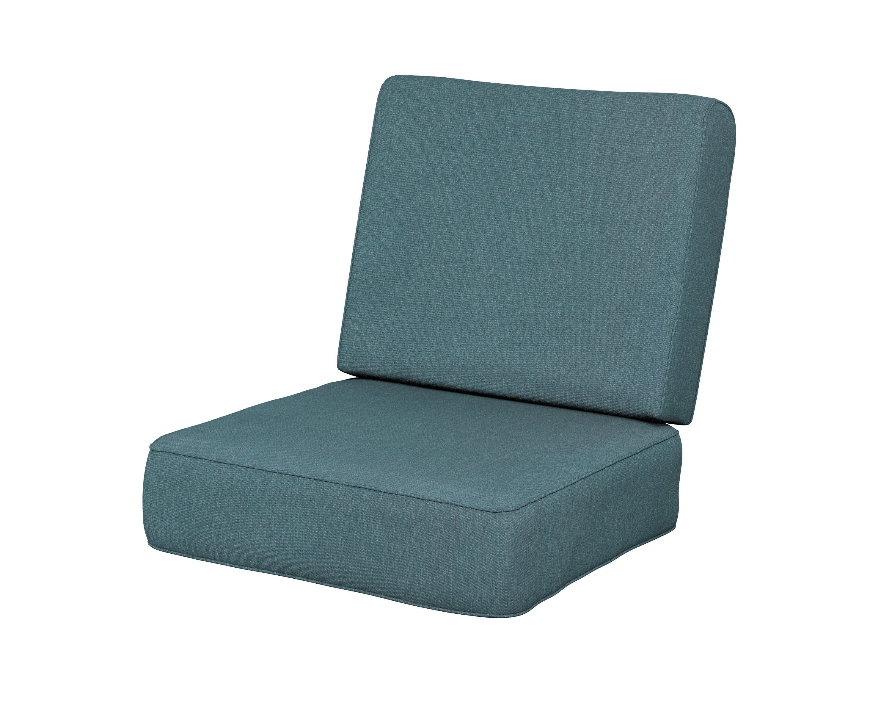 Ateeva Harbour Seat and Back Cushion in Ocean Teal