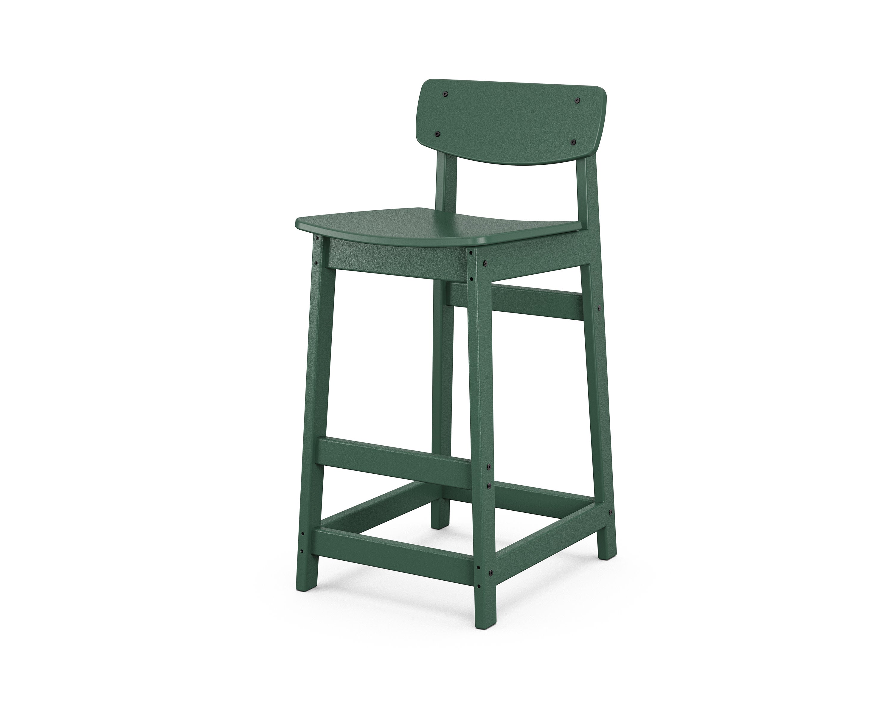 Modern Studio Urban Lowback Bar Chair in Green