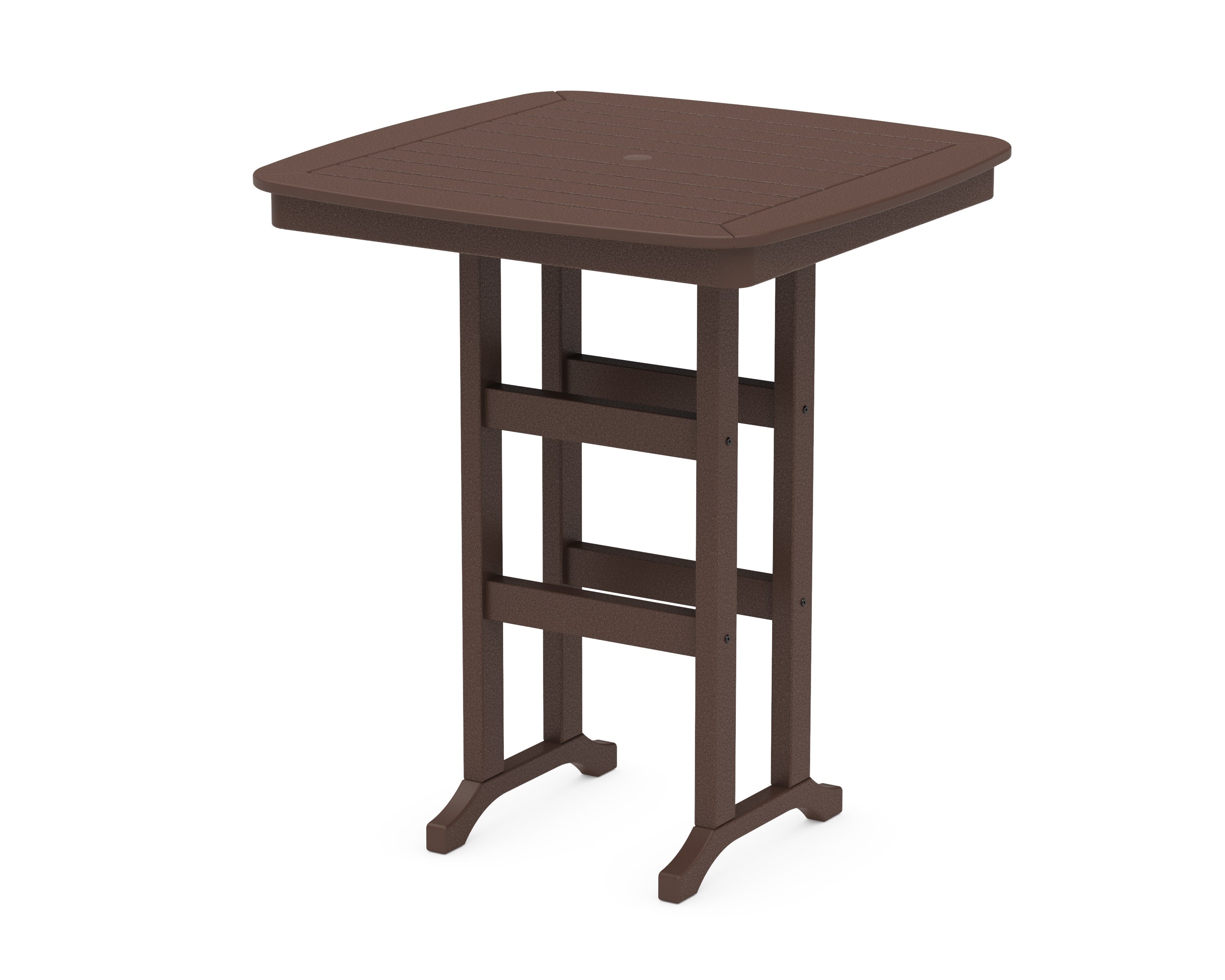 Nautical 37" Bar Table in Mahogany