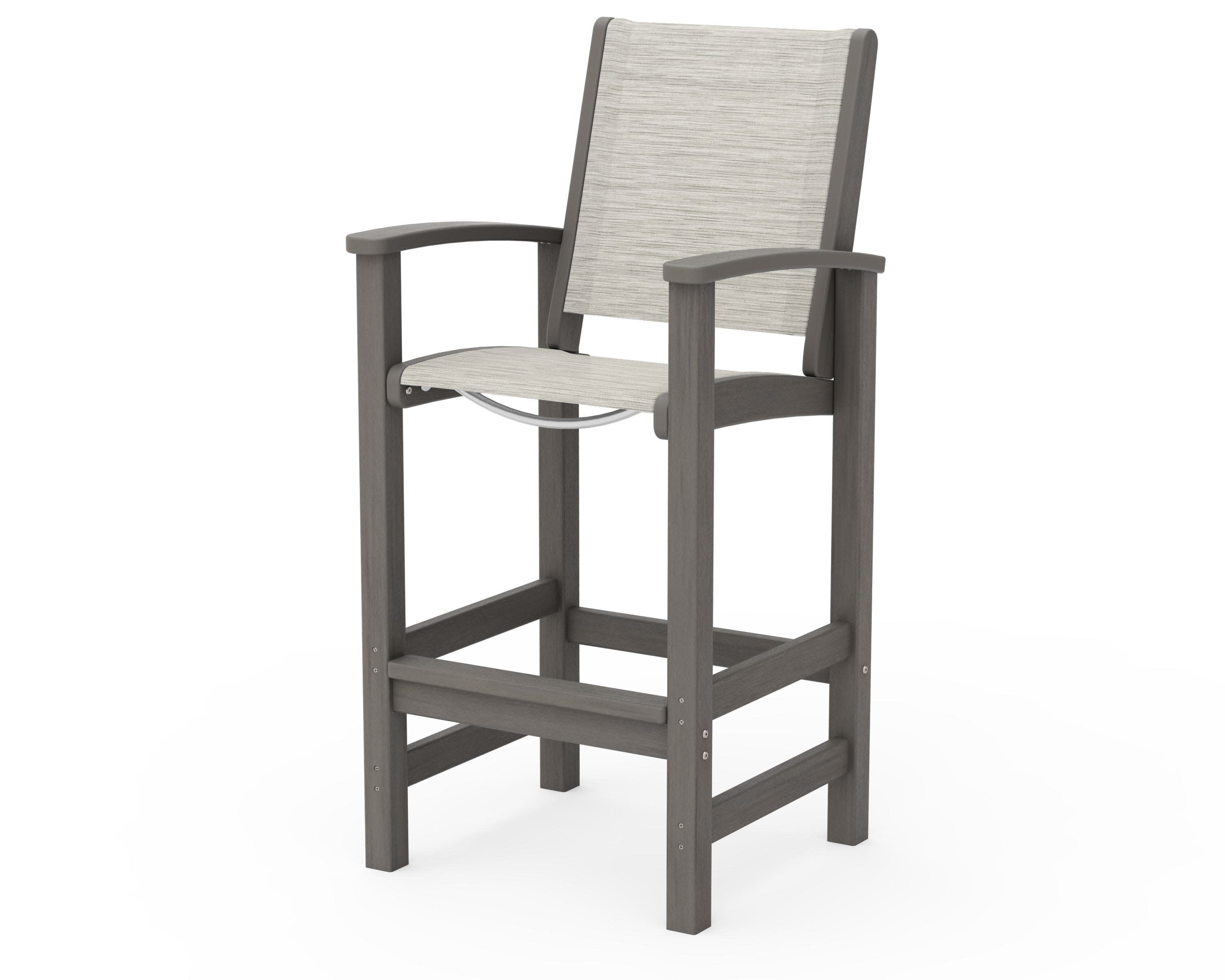 Coastal Bar Chair in Driftwood / Birch Sling