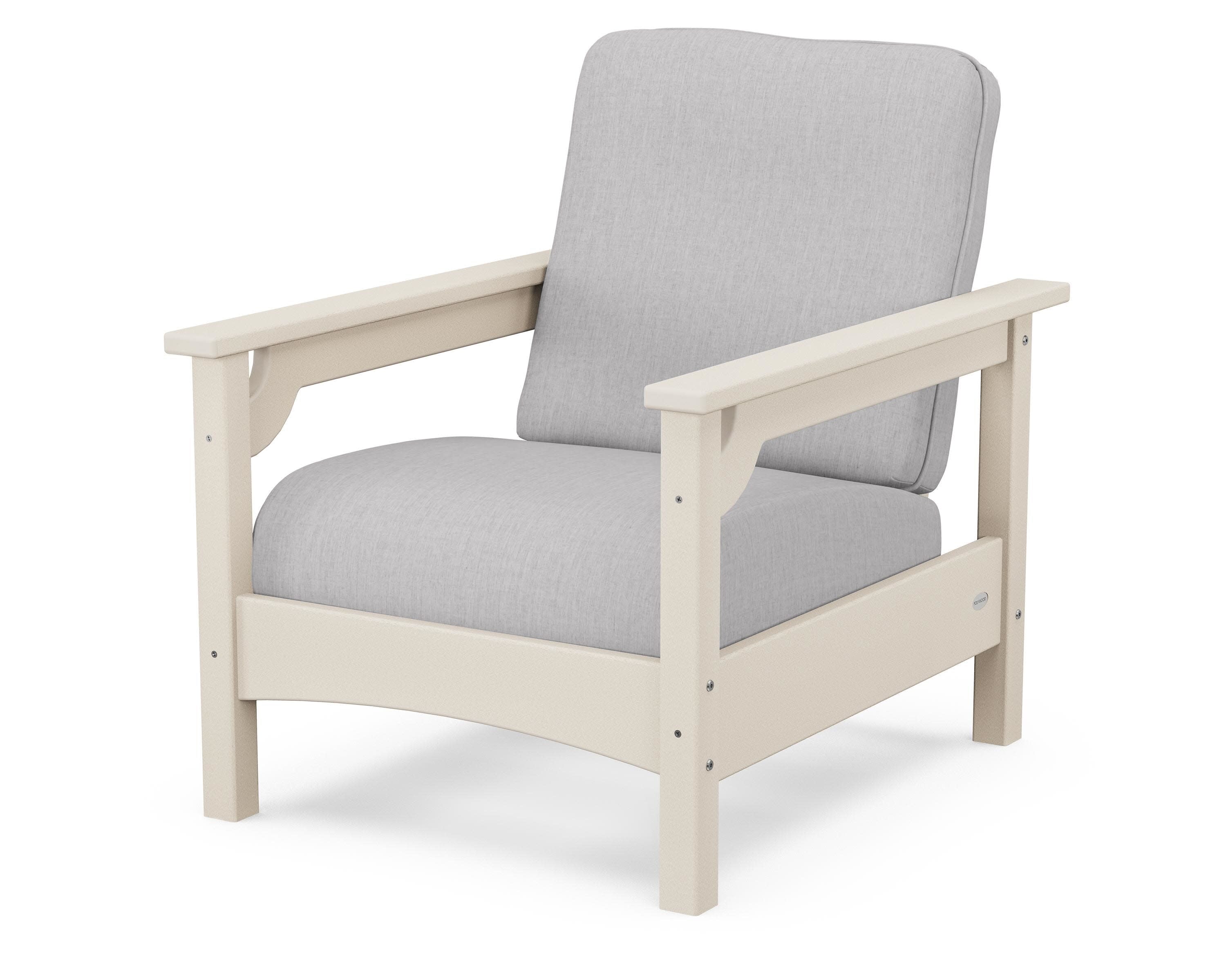 Club Chair in Sand / Granite