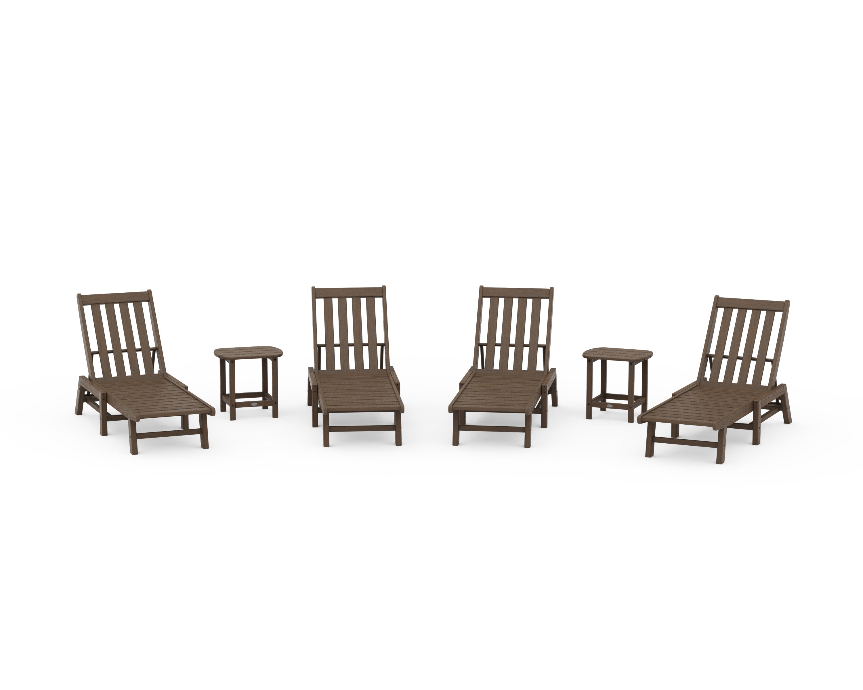 Vineyard 6-Piece Chaise Set in Kona
