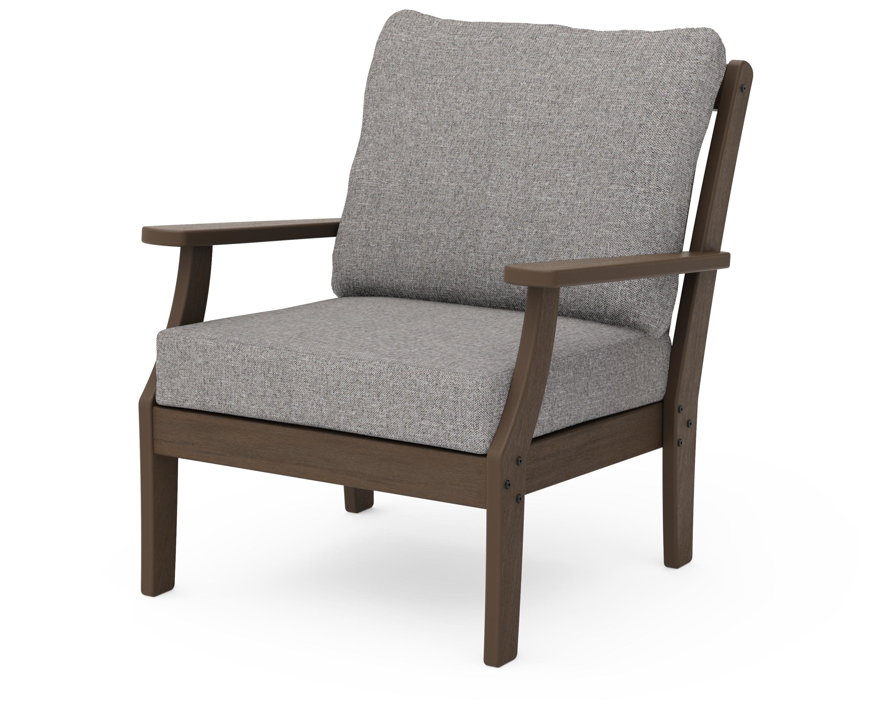 Braxton Deep Seating Chair in Kona / Grey Mist