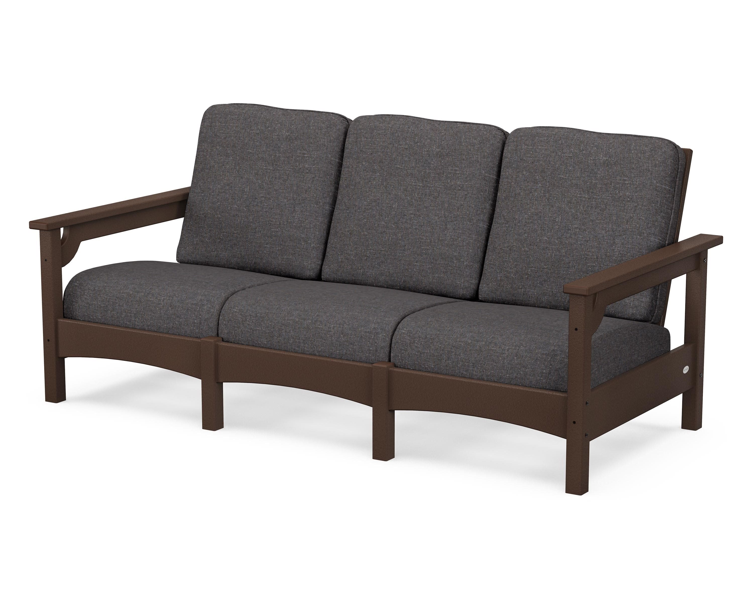 Club Sofa in Mahogany / Ash Charcoal