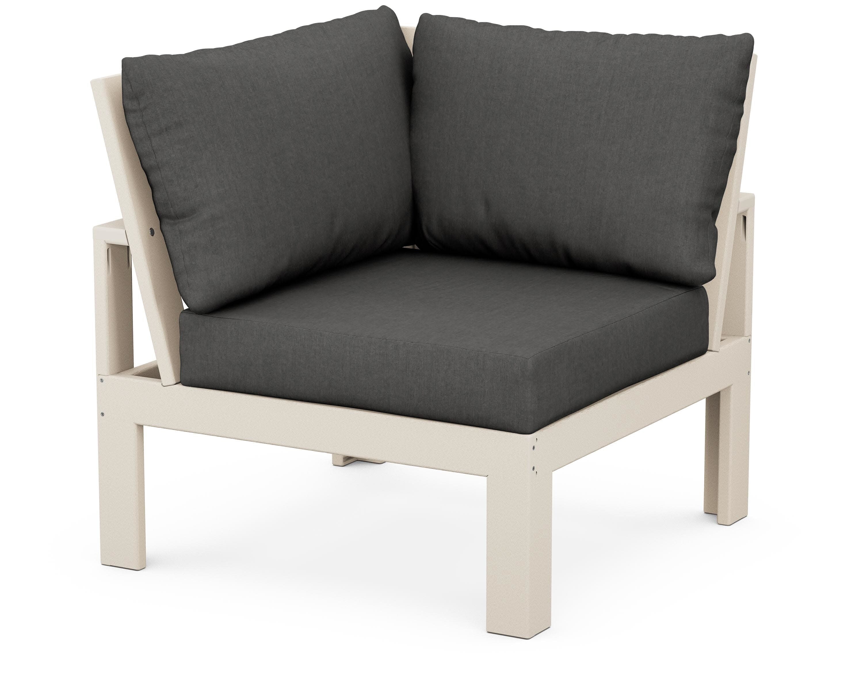 Modular Corner Chair in Sand / Spectrum Carbon