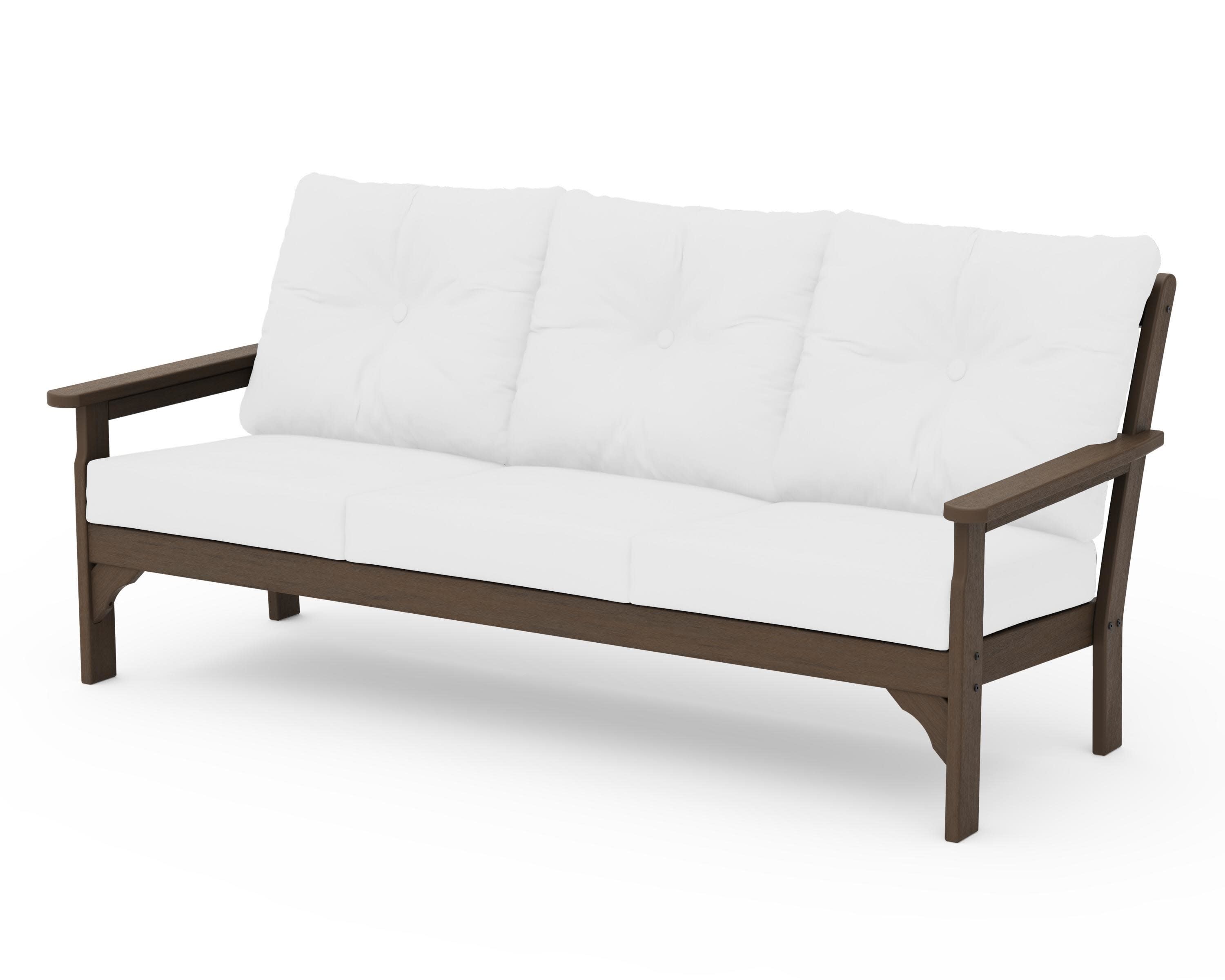 Vineyard Deep Seating Sofa in Kona / Natural