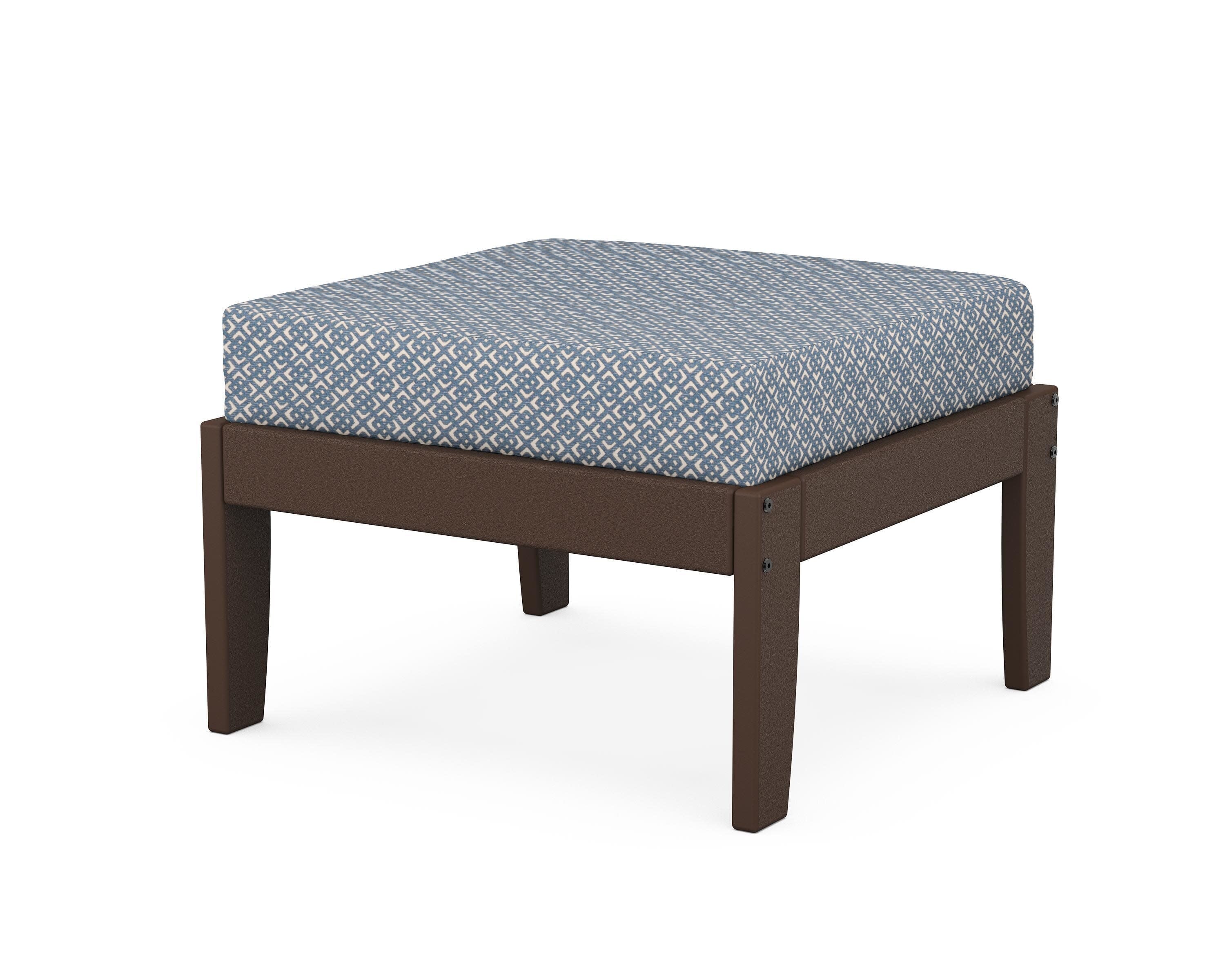 Modular Ottoman - Classic in Mahogany / Hopscotch