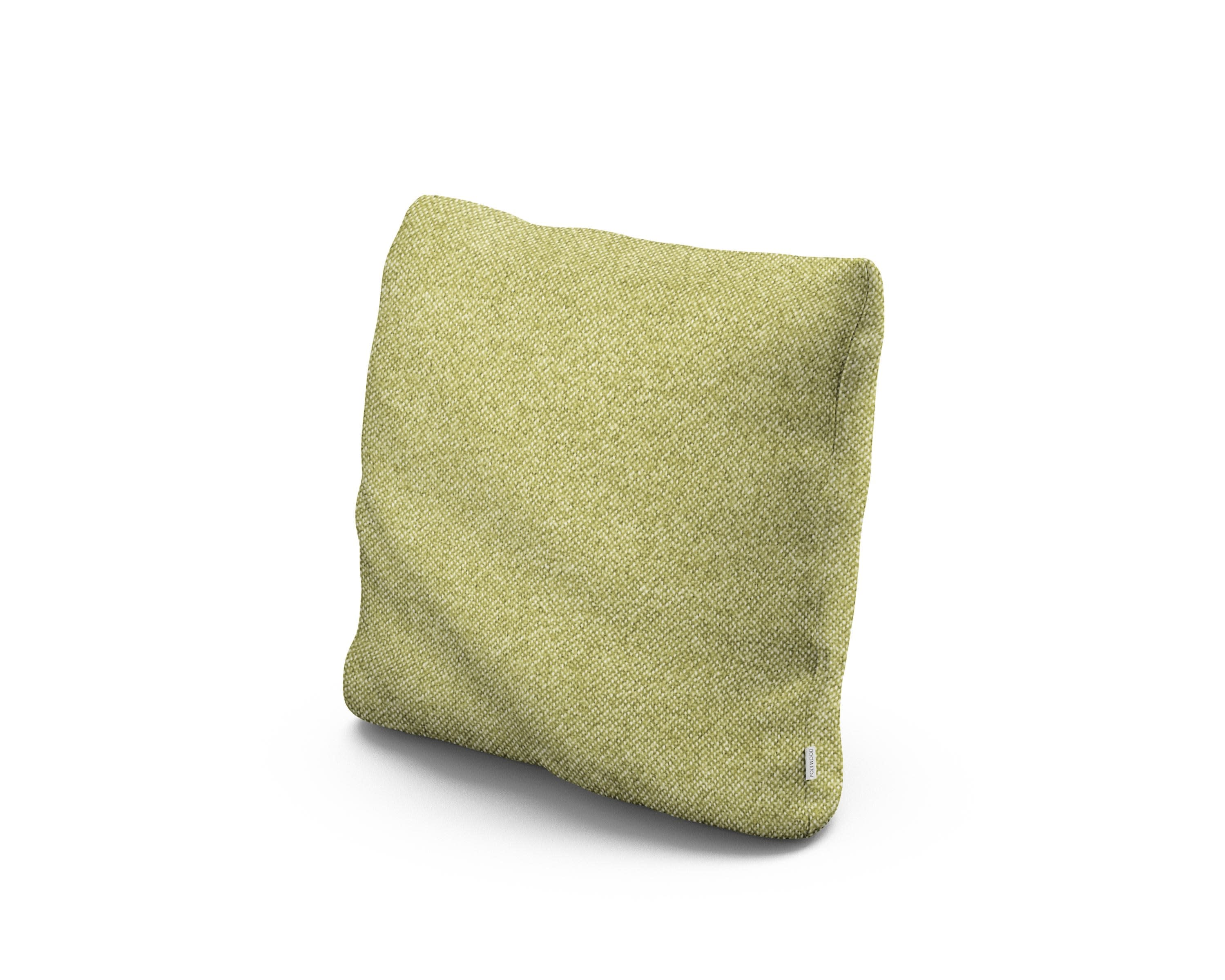 16" Outdoor Throw Pillow in Chartreuse Boucle