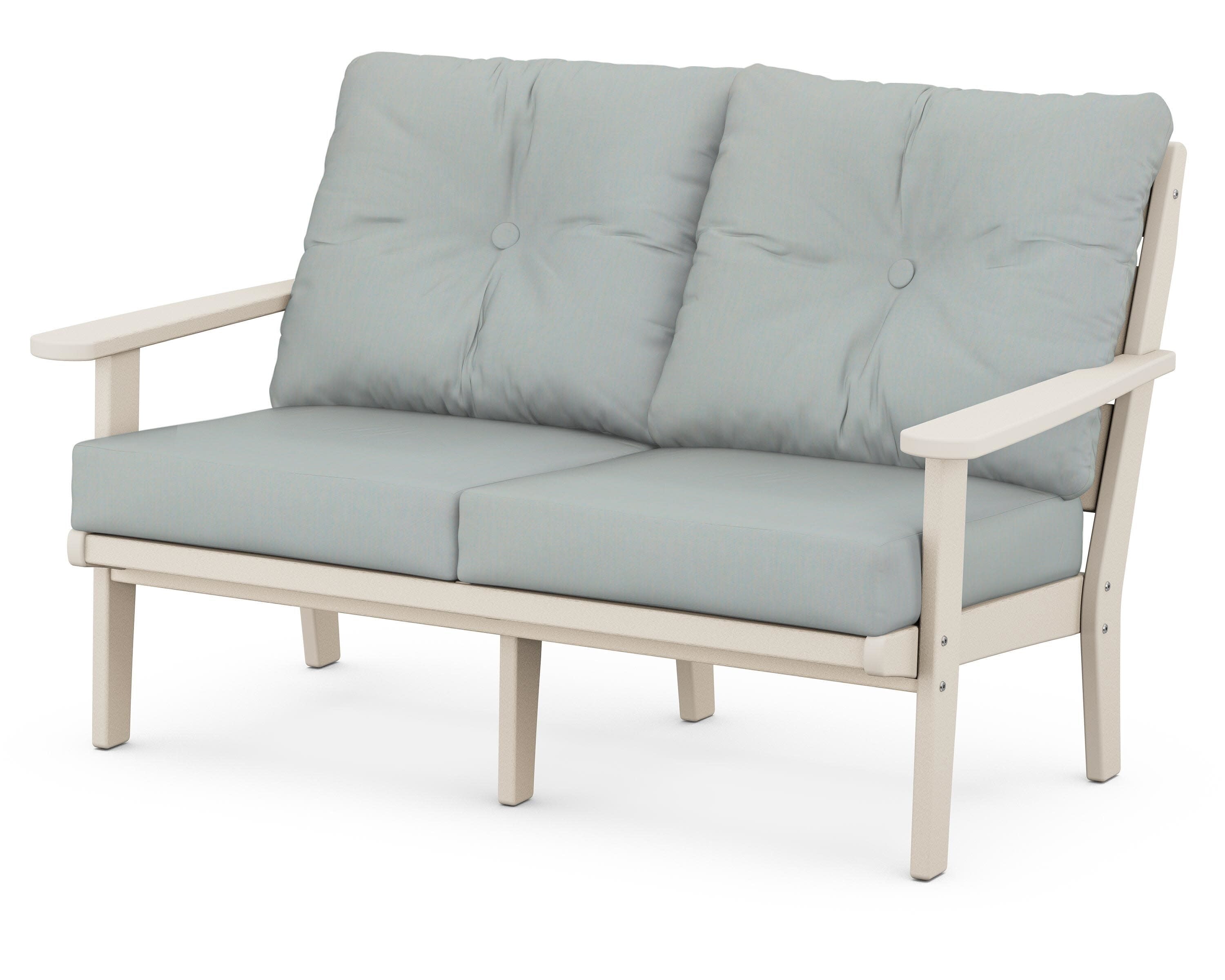 Lakeside Deep Seating Loveseat in Sand / Spa
