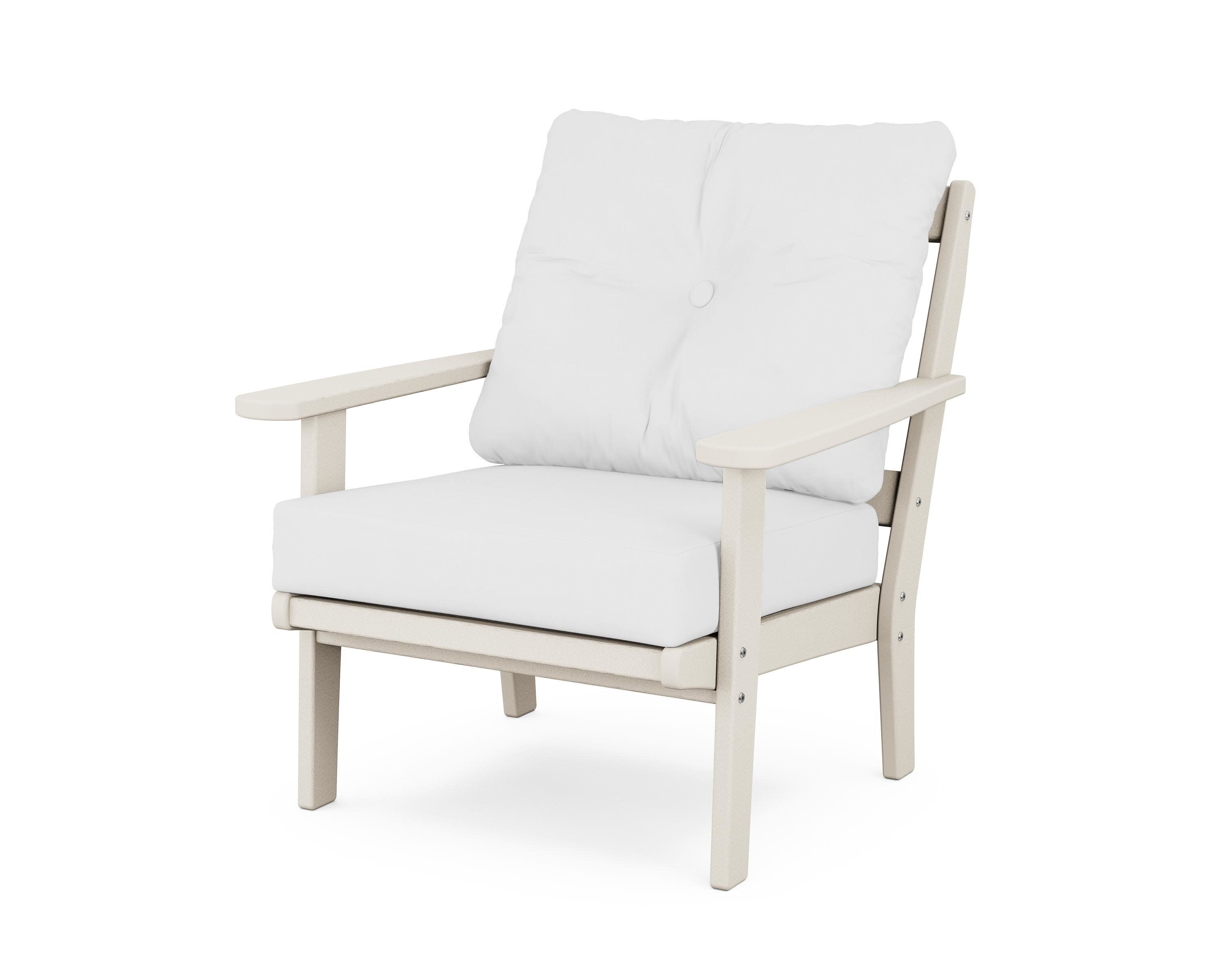 Mission Deep Seating Chair in Sand / Natural