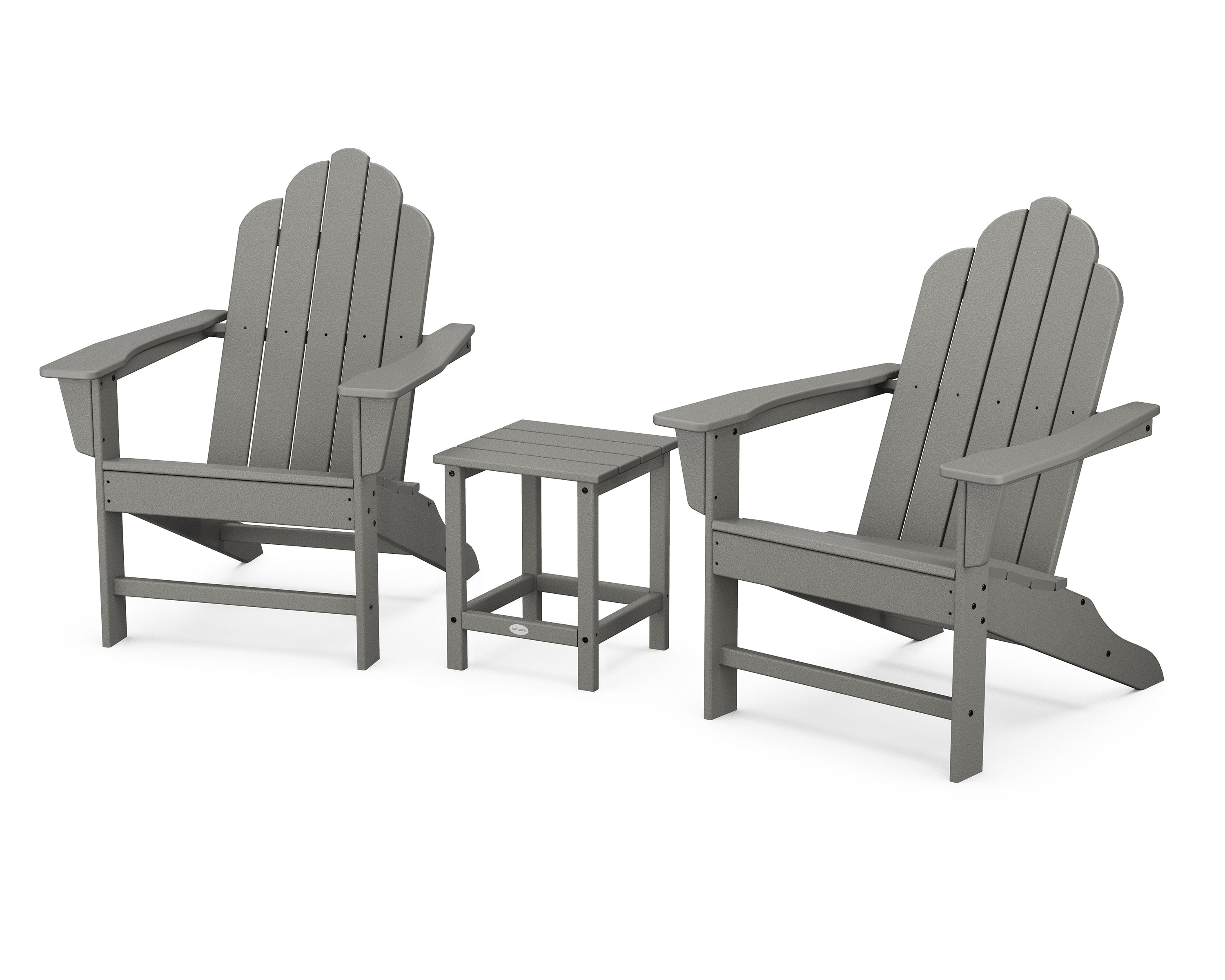 Long Island Adirondack 3-Piece Set in Slate Grey