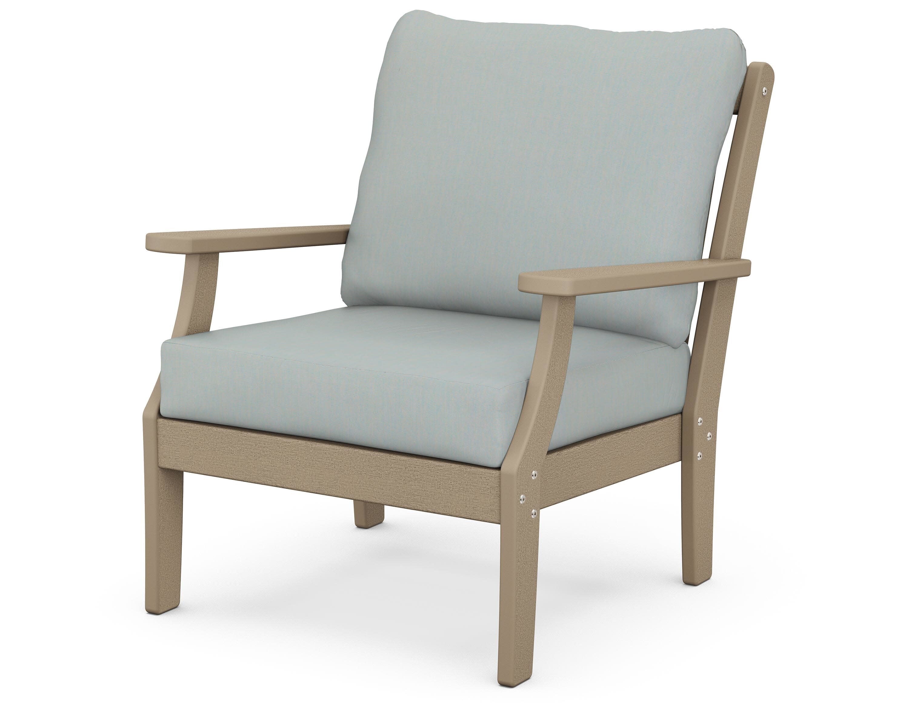 Braxton Deep Seating Chair in Vintage Sahara / Spa
