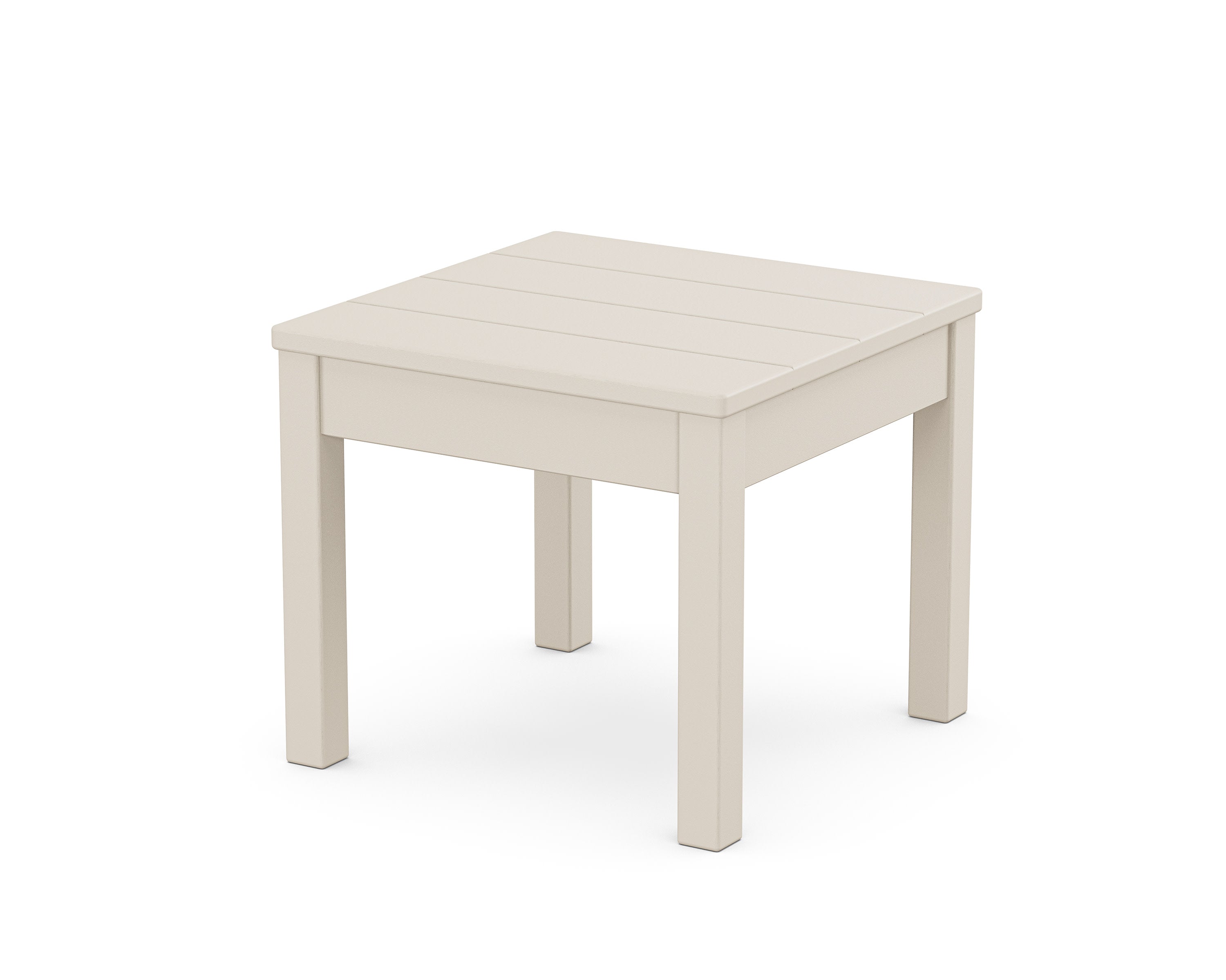 22" Square End Table in Sand