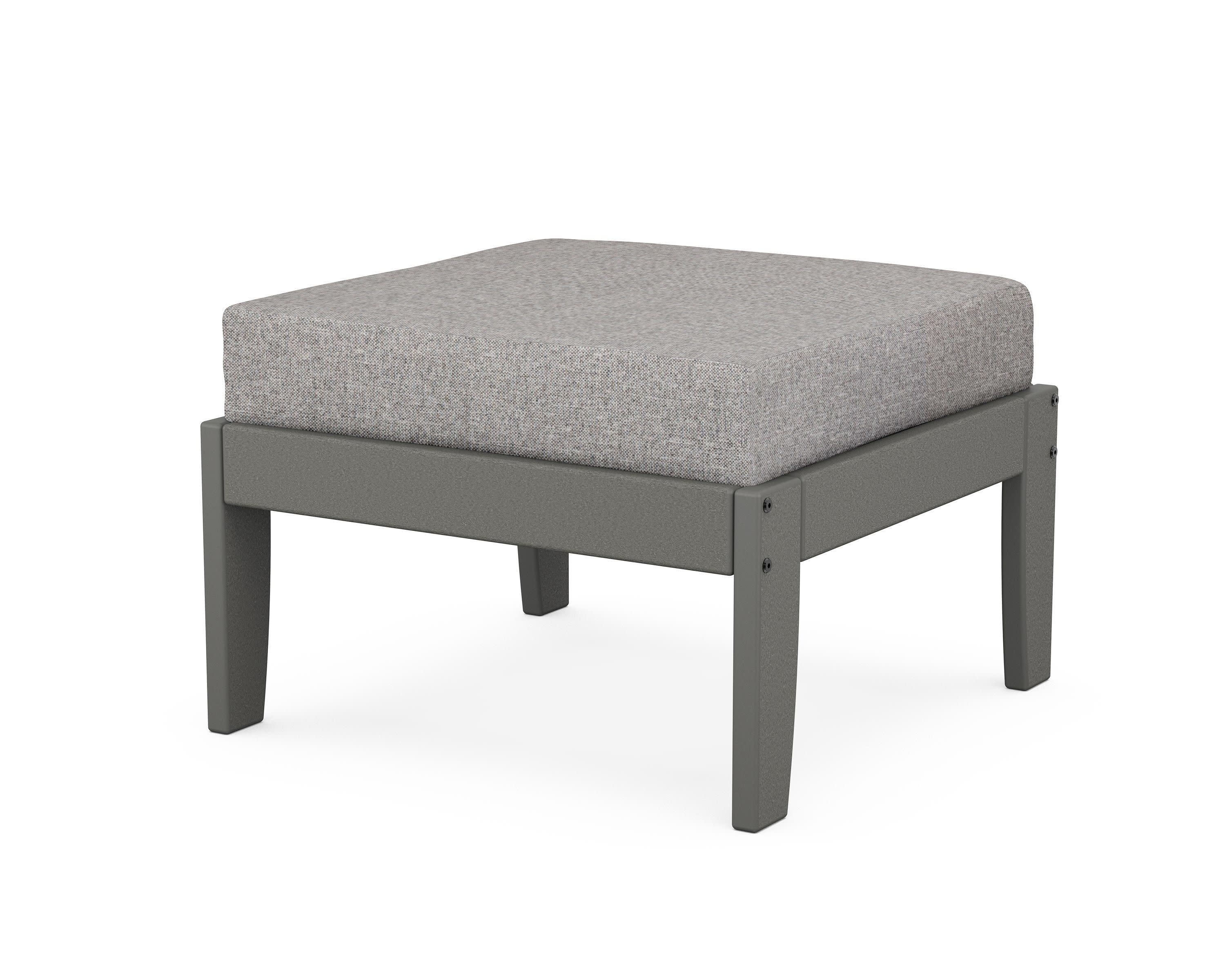 Modular Ottoman - Classic in Slate Grey / Grey Mist