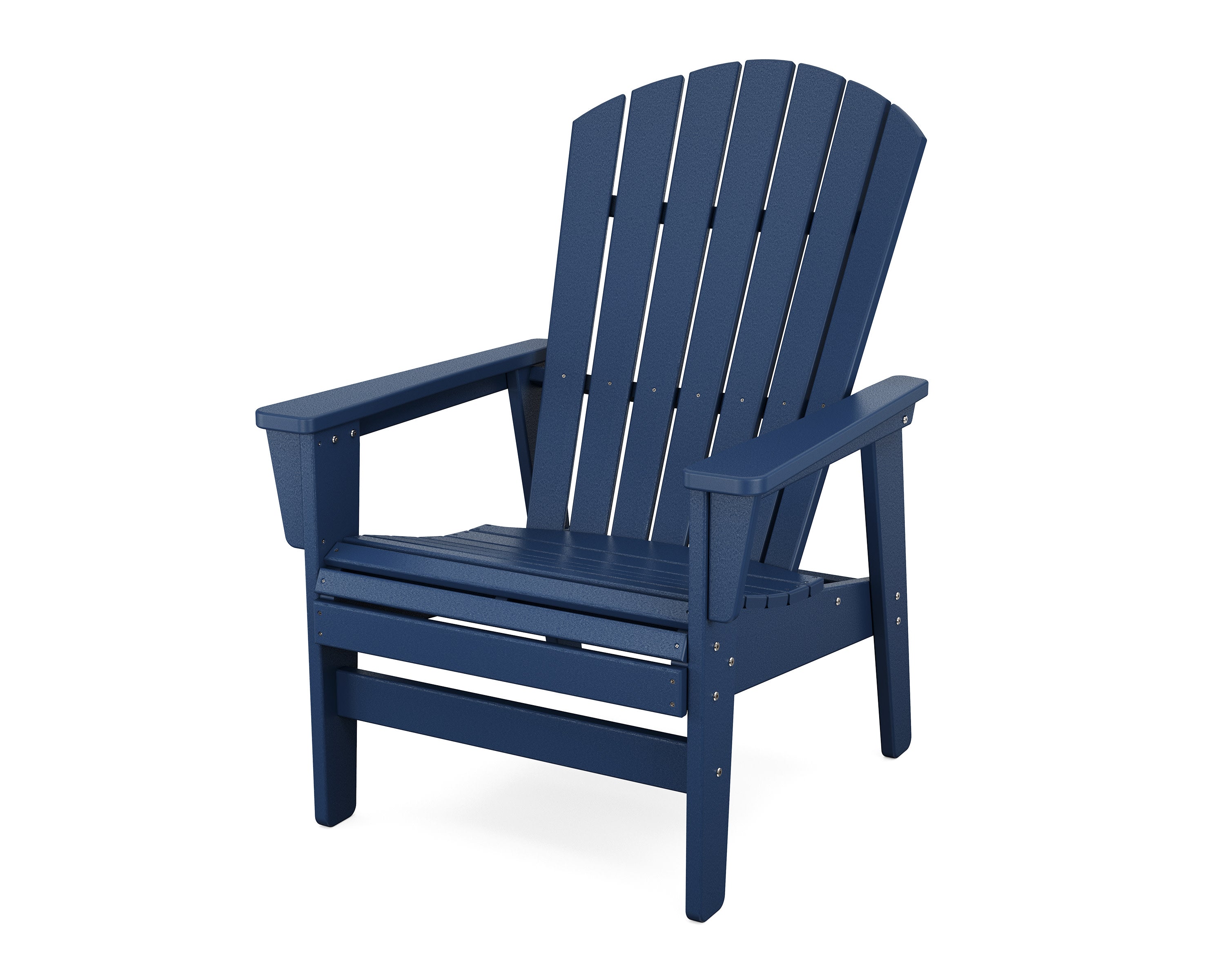 Nautical Grand Upright Adirondack Chair in Navy