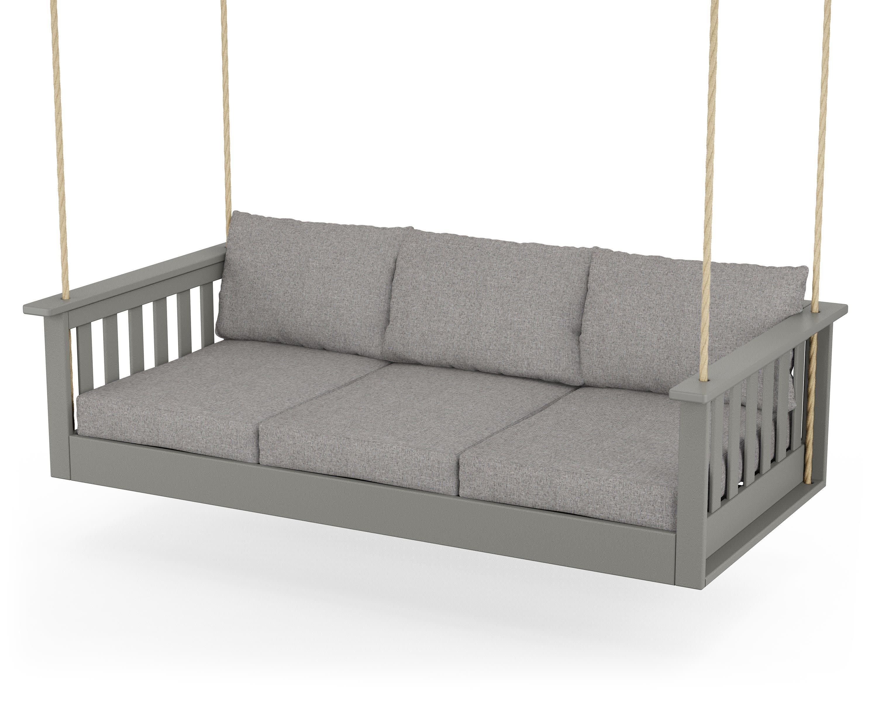 Vineyard Daybed Swing in Slate Grey / Grey Mist
