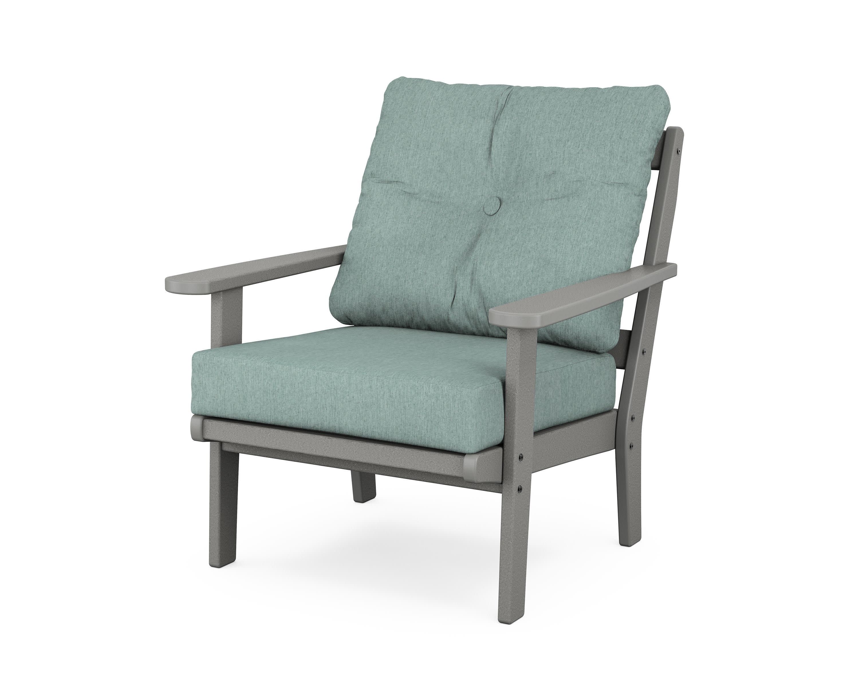 Mission Deep Seating Chair in Slate Grey / Glacier Spa