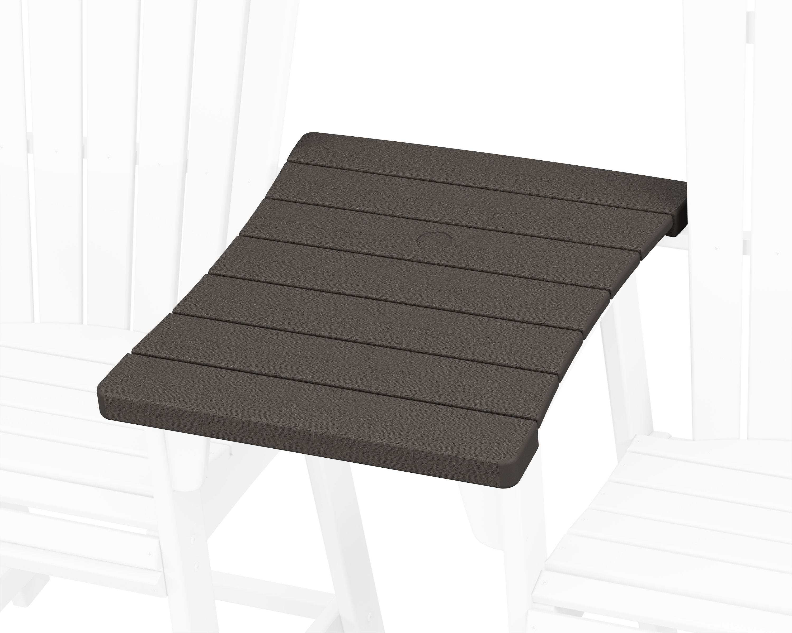 600 Series Straight Adirondack Dining Connecting Table in Vintage Coffee