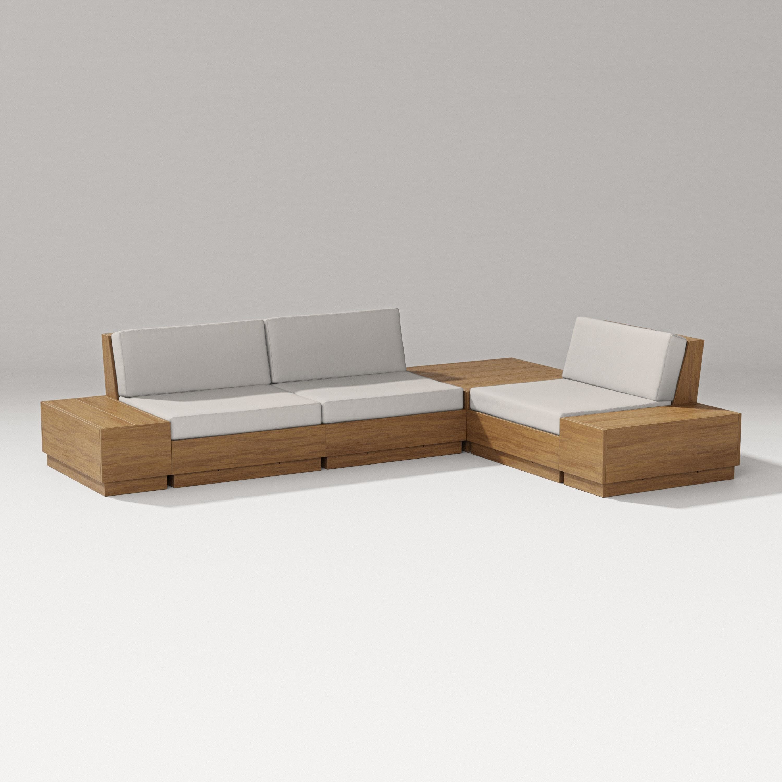Elevate 6-Piece Corner Sectional in Natural / Cast Ash