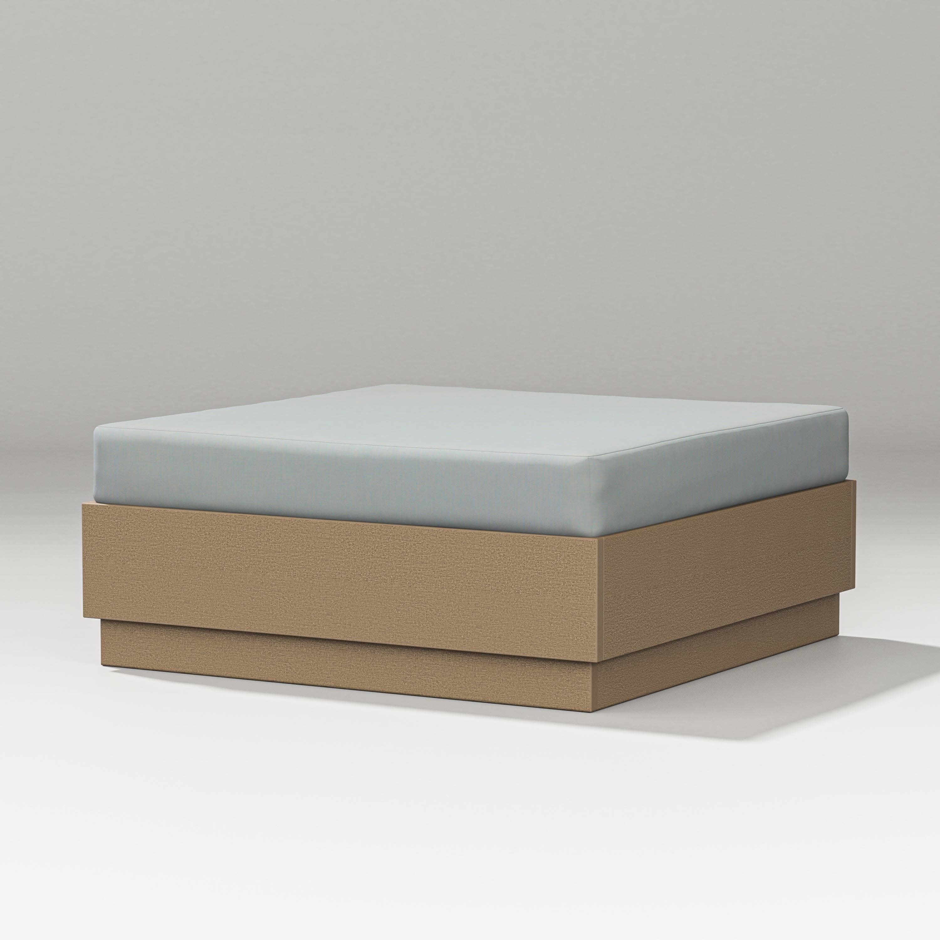 Elevate Lounge Ottoman in Vintage Sahara / Spa