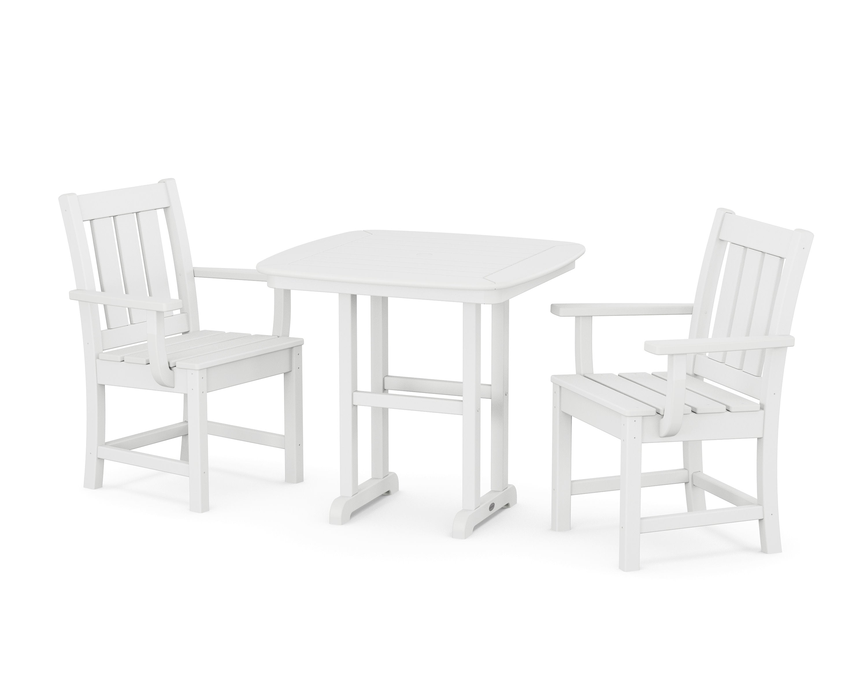 Oxford 3-Piece Dining Set in White