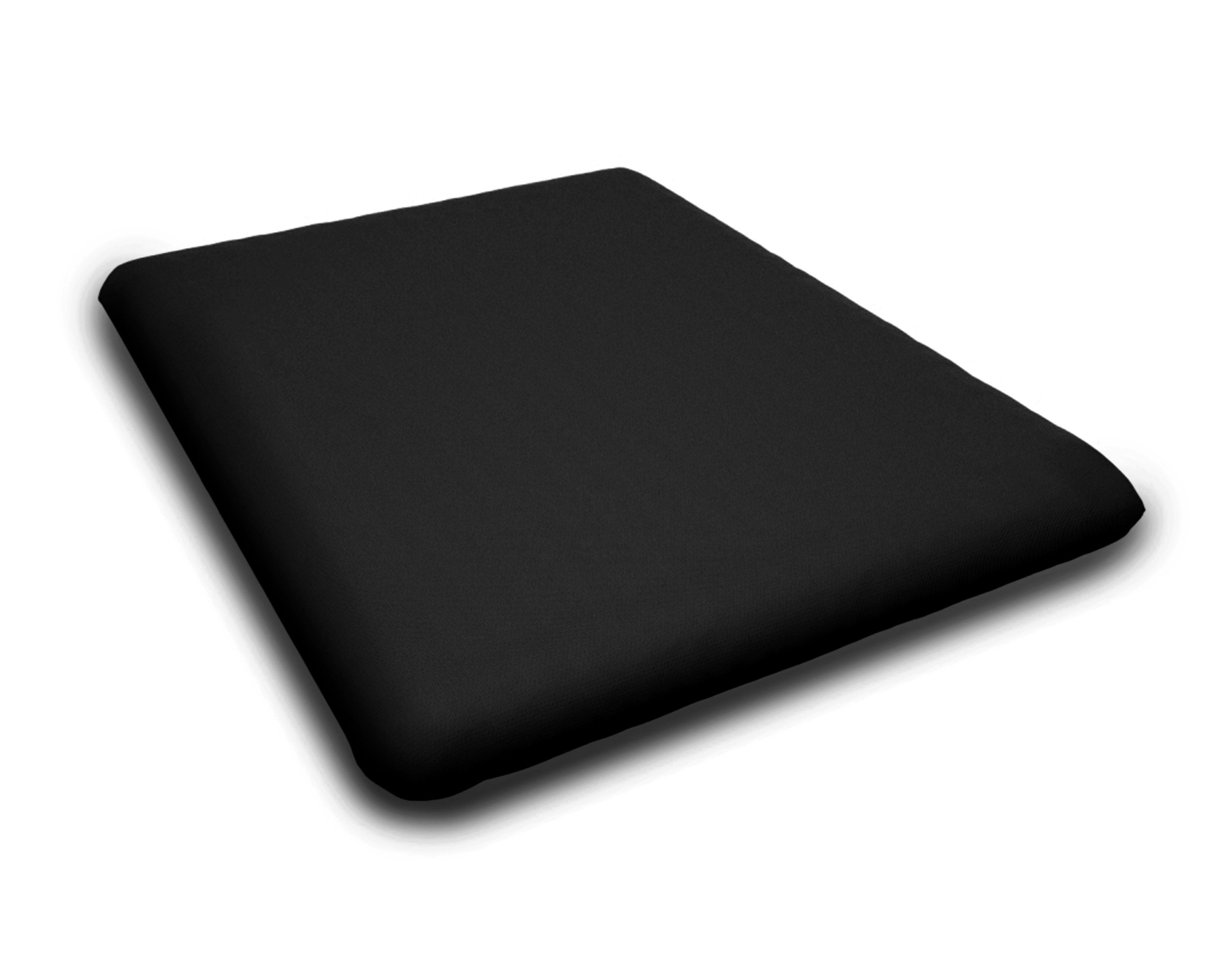 Seat Cushion - 17.25"D x 22"W x 2.5"H in Canvas Black