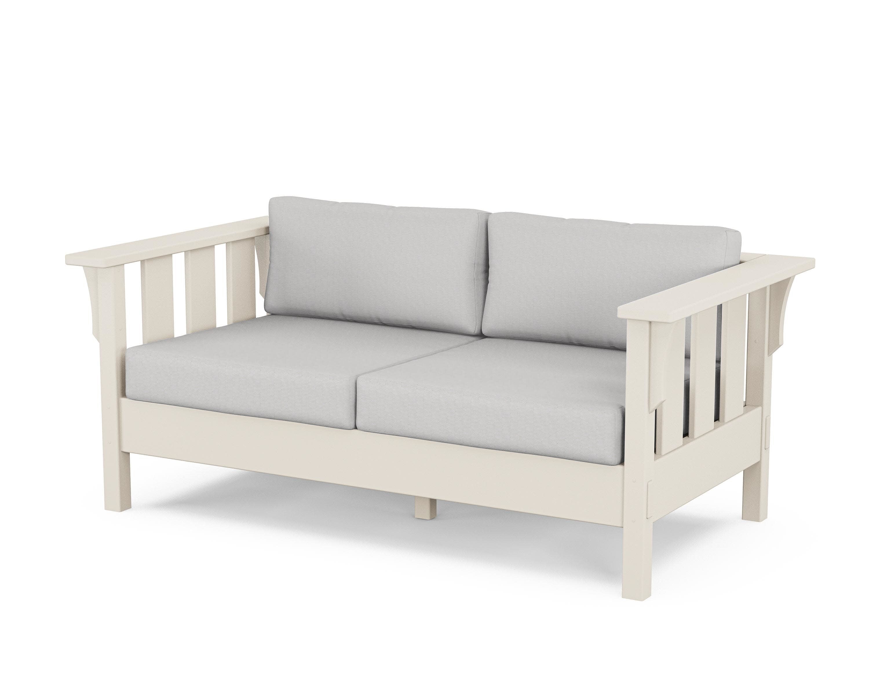 Acadia Deep Seating Loveseat in Sand / Diamond in the Rough