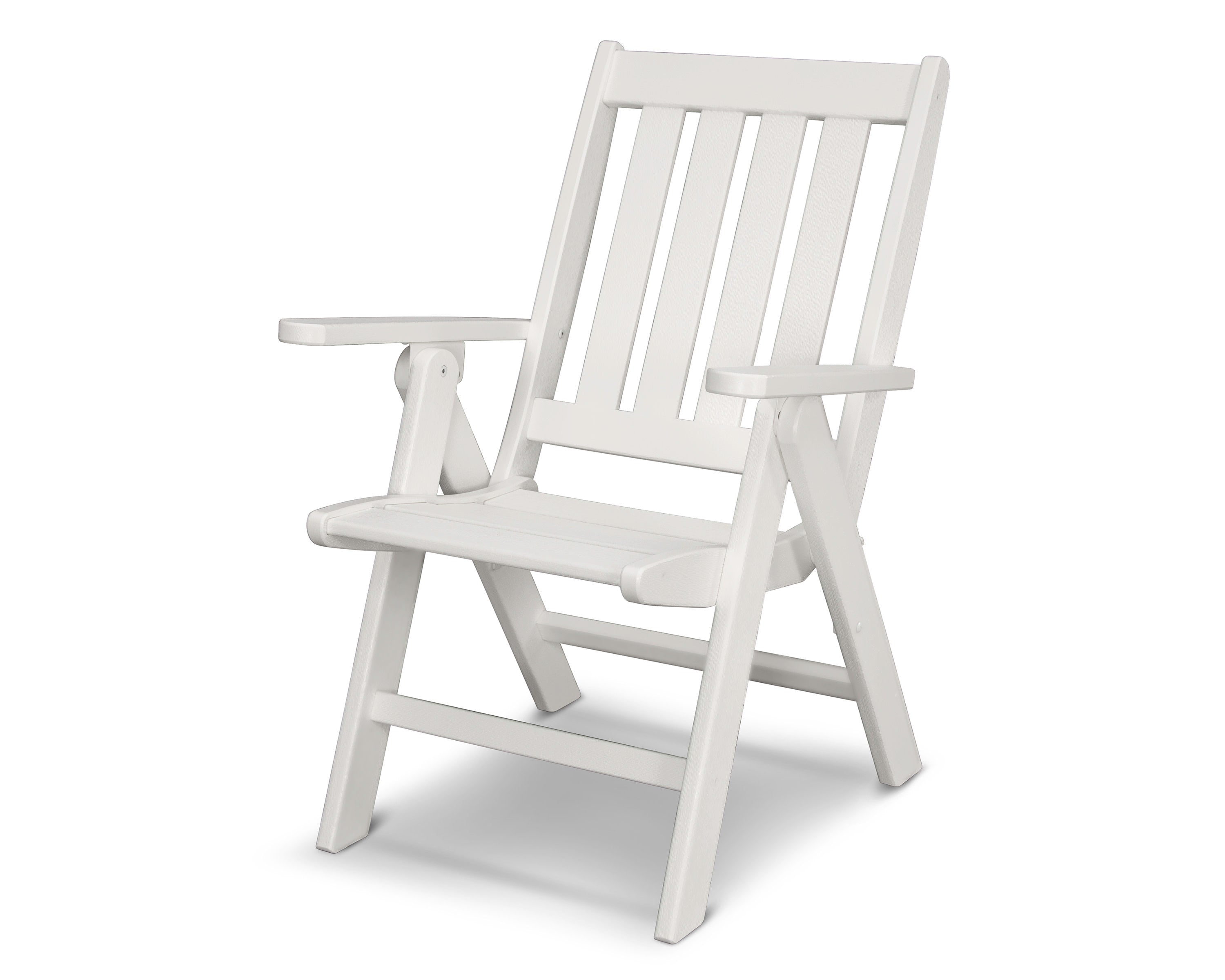 Vineyard Folding Dining Chair in White