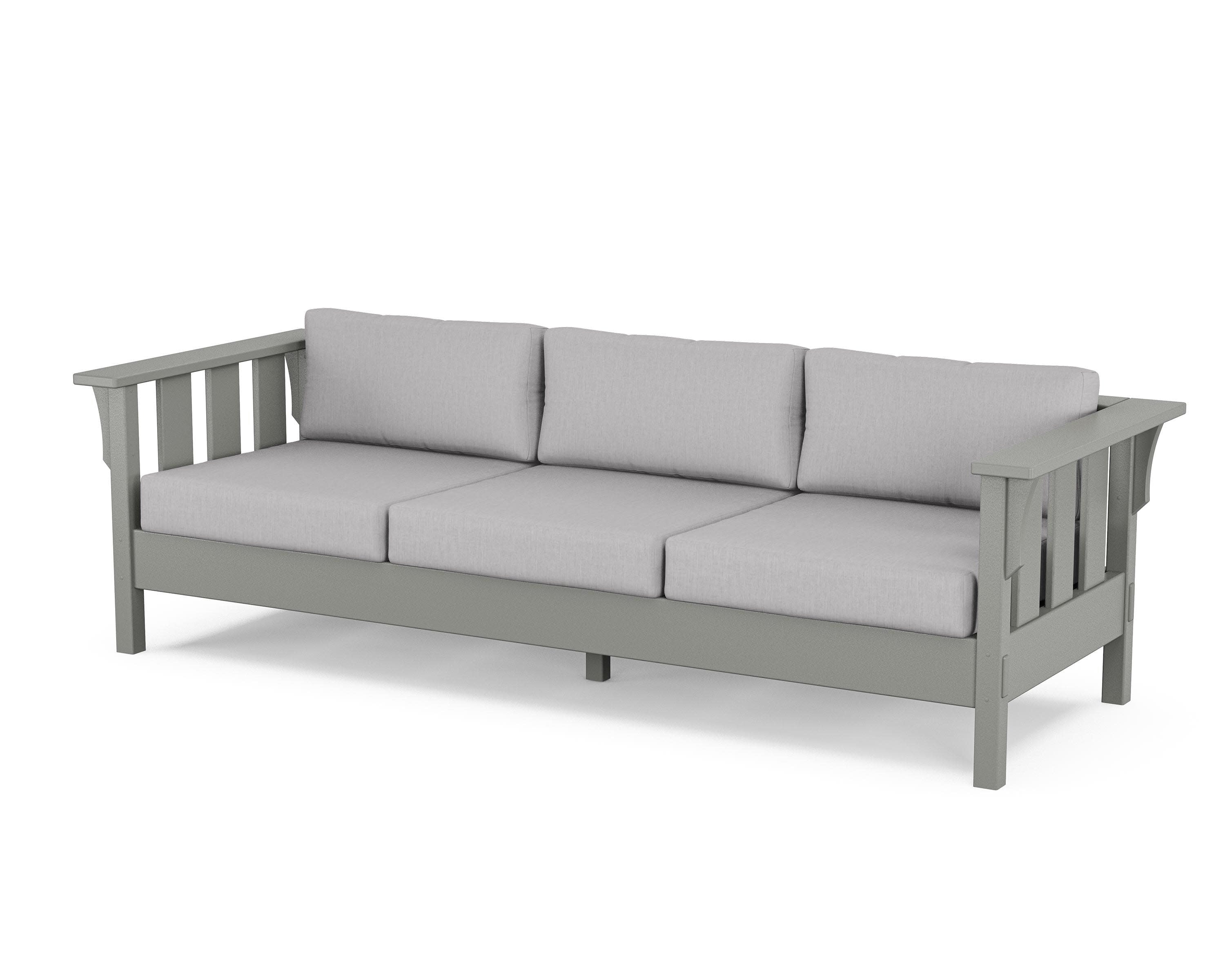 Acadia Deep Seating Sofa in Slate Grey / Granite