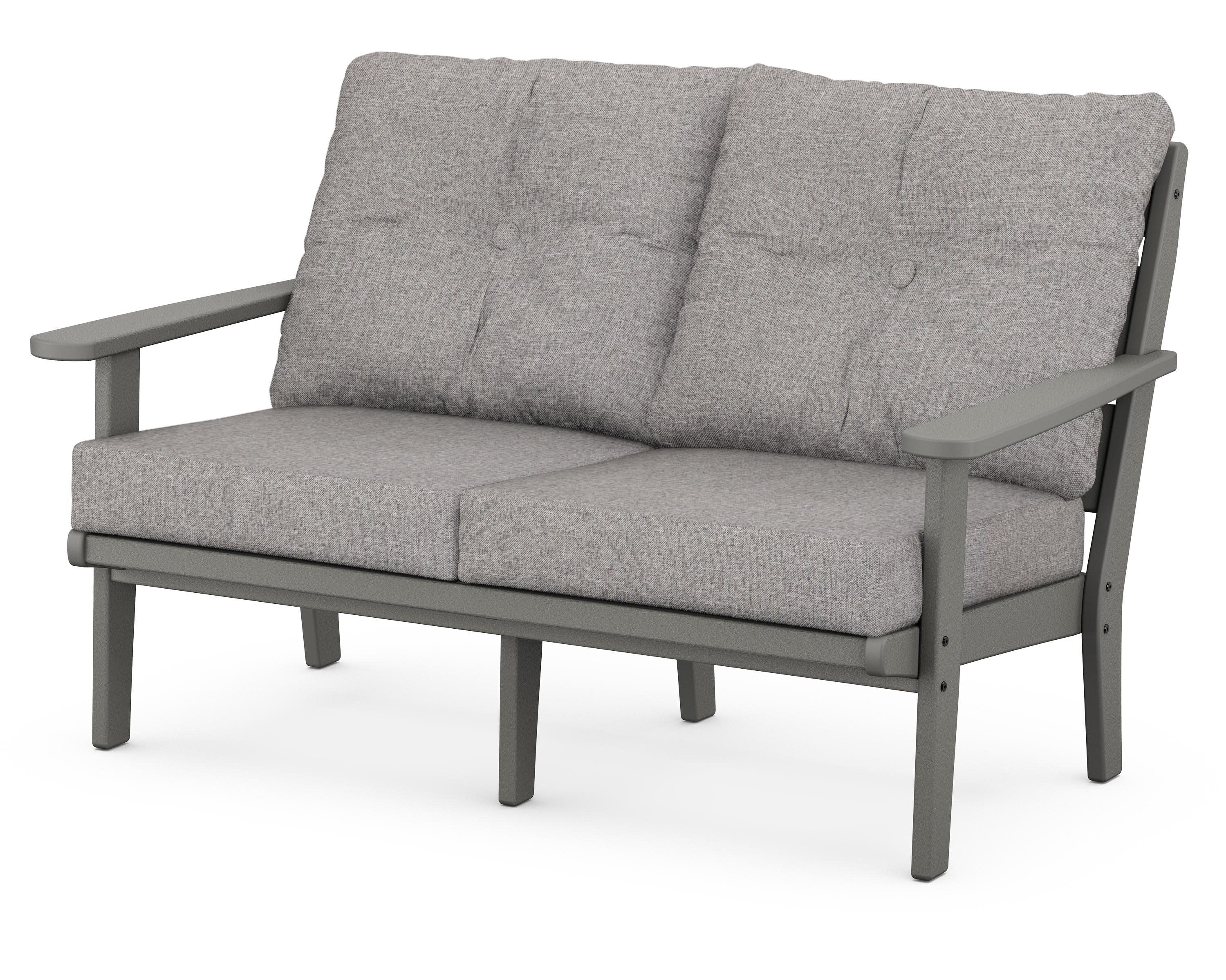 Lakeside Deep Seating Loveseat in Slate Grey / Grey Mist