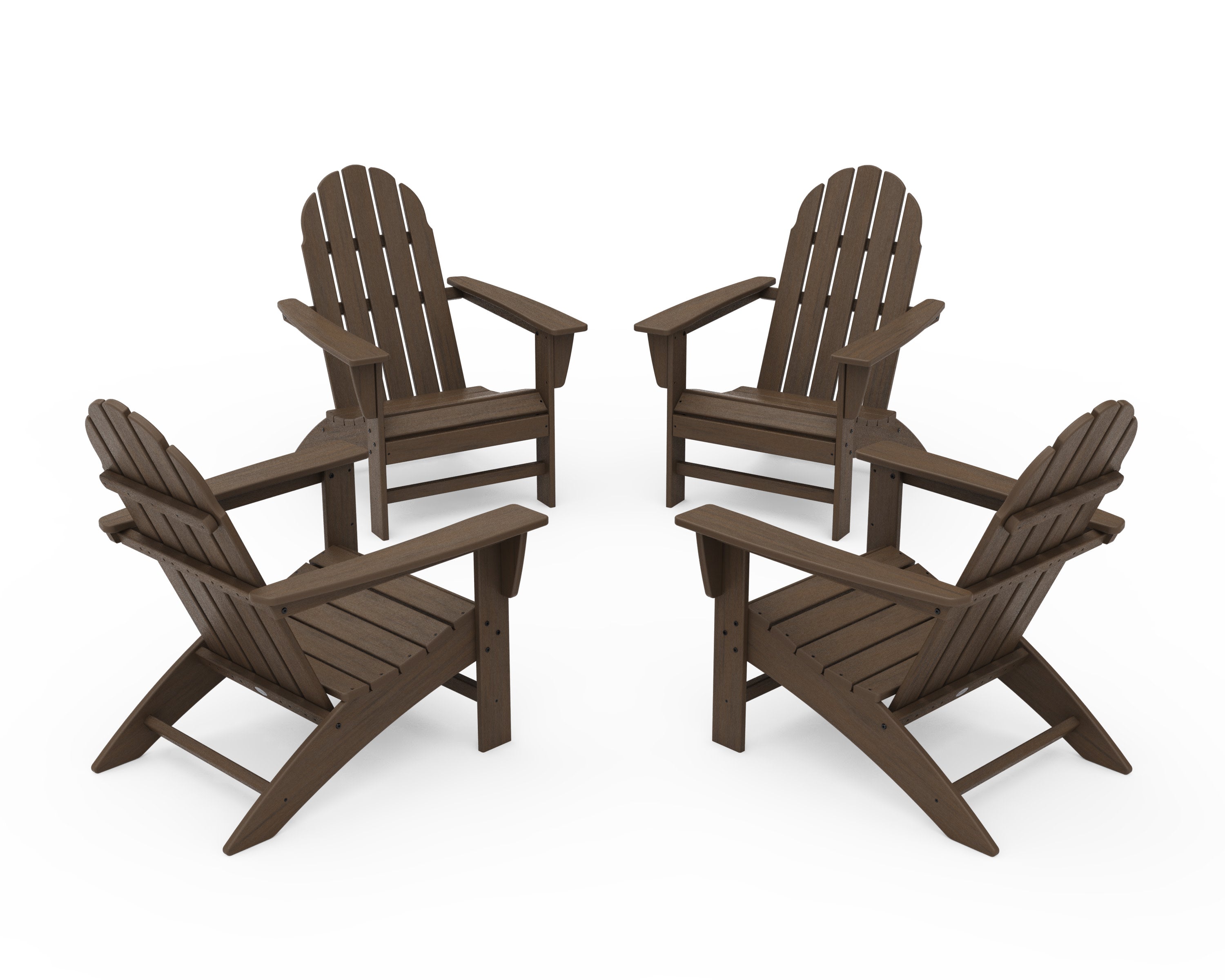 Vineyard 4-Piece Adirondack Conversation Set in Kona