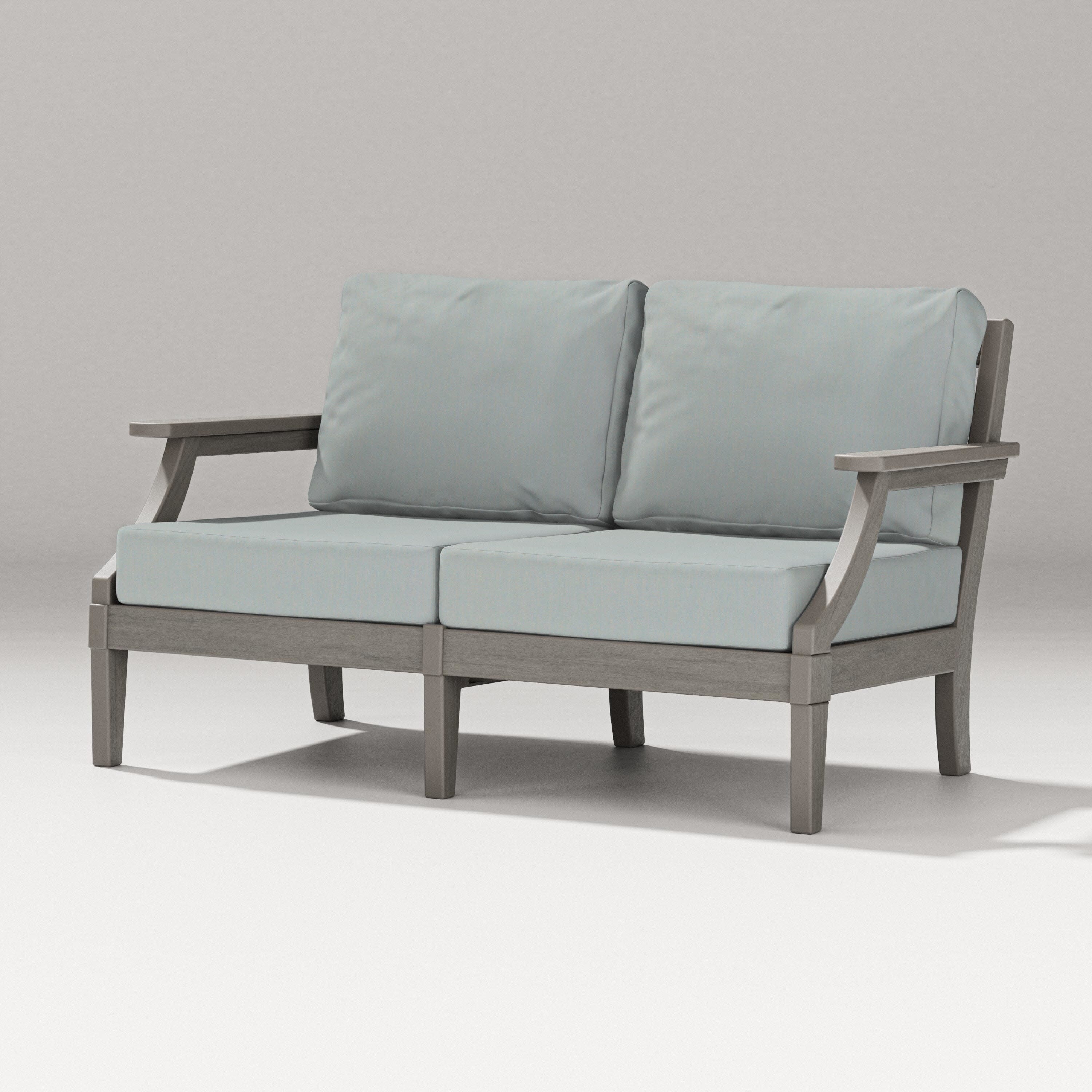 Estate Loveseat in Driftwood / Spa