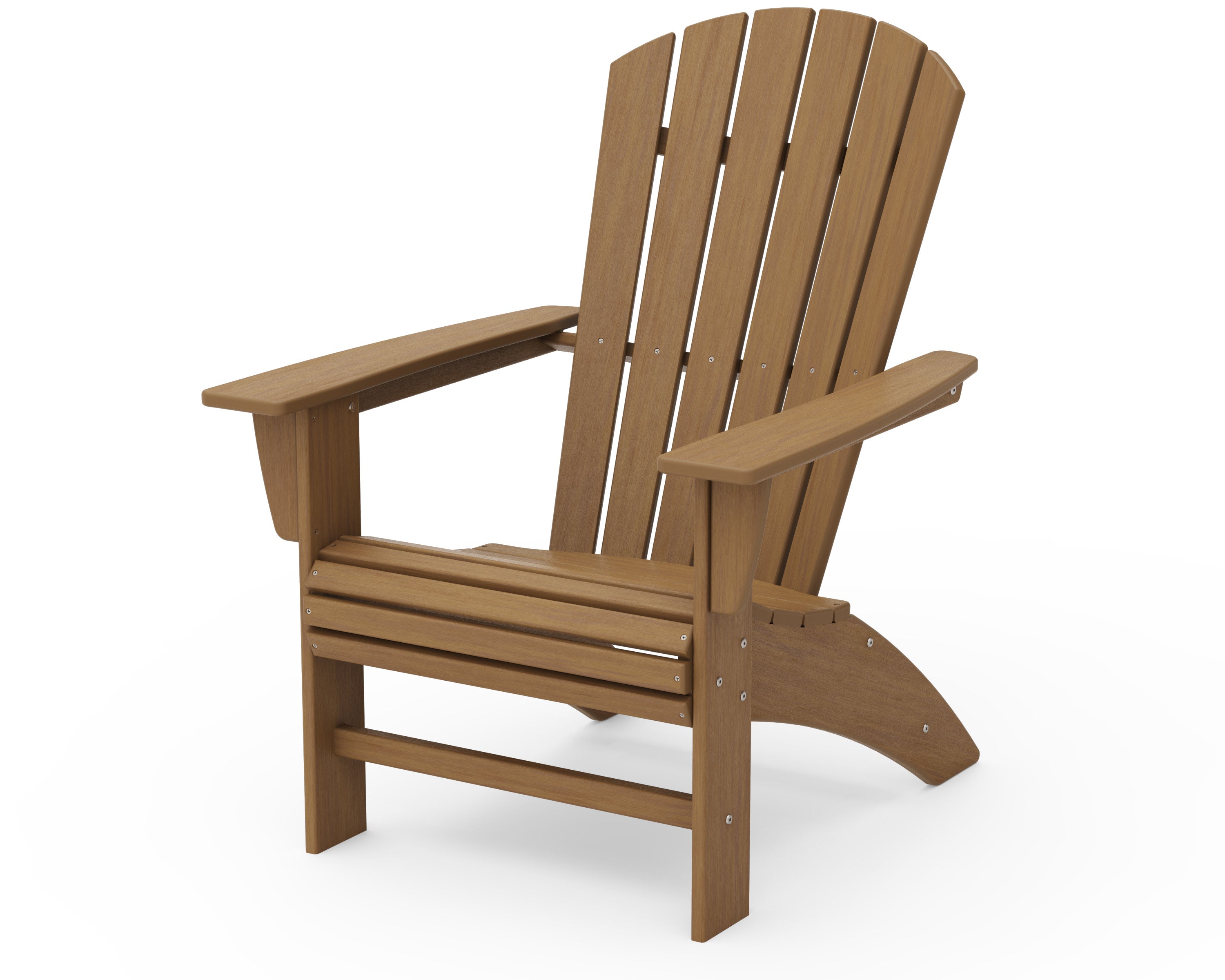 Nautical Curveback Adirondack Chair in Natural