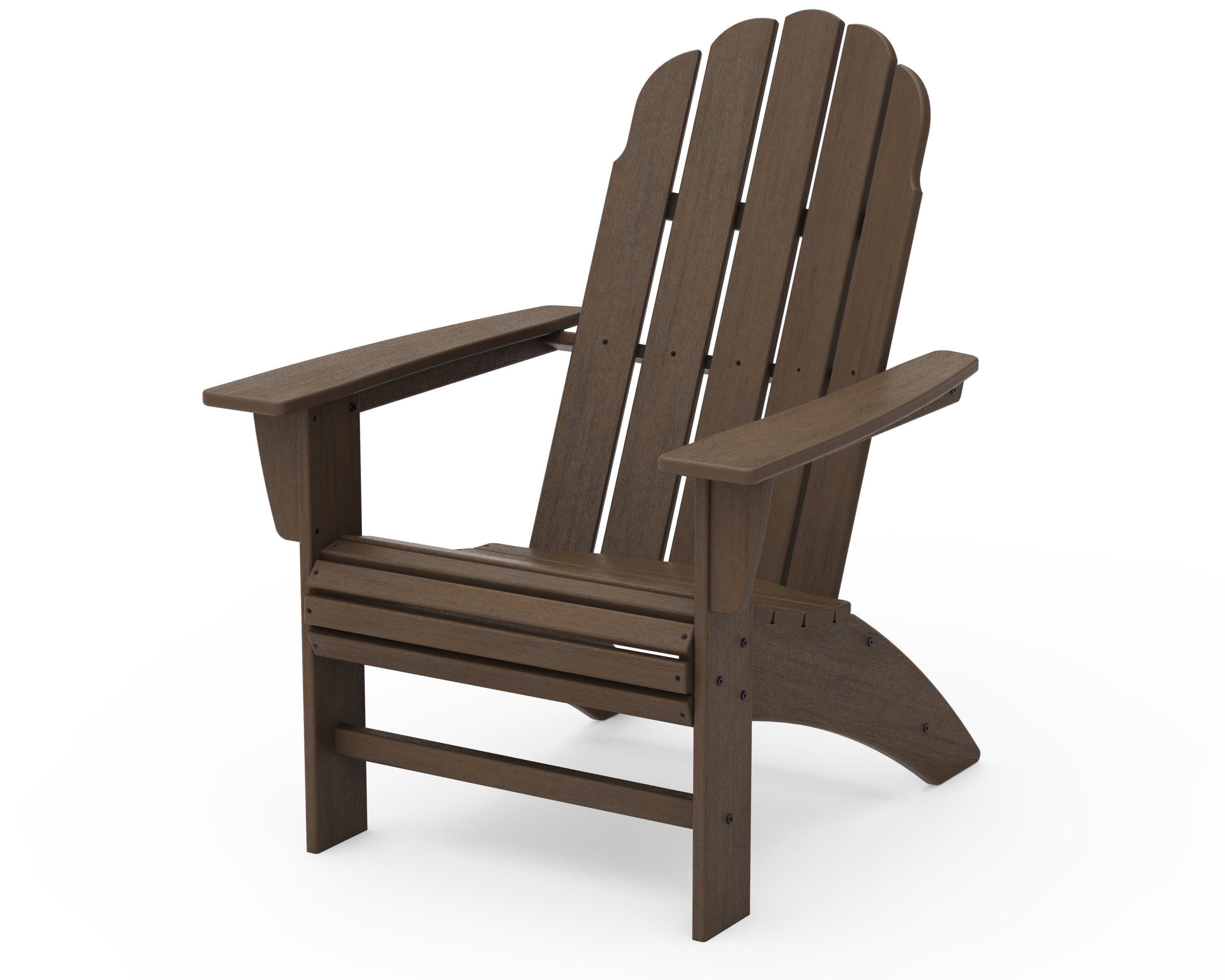 Vineyard Curveback Adirondack Chair in Kona