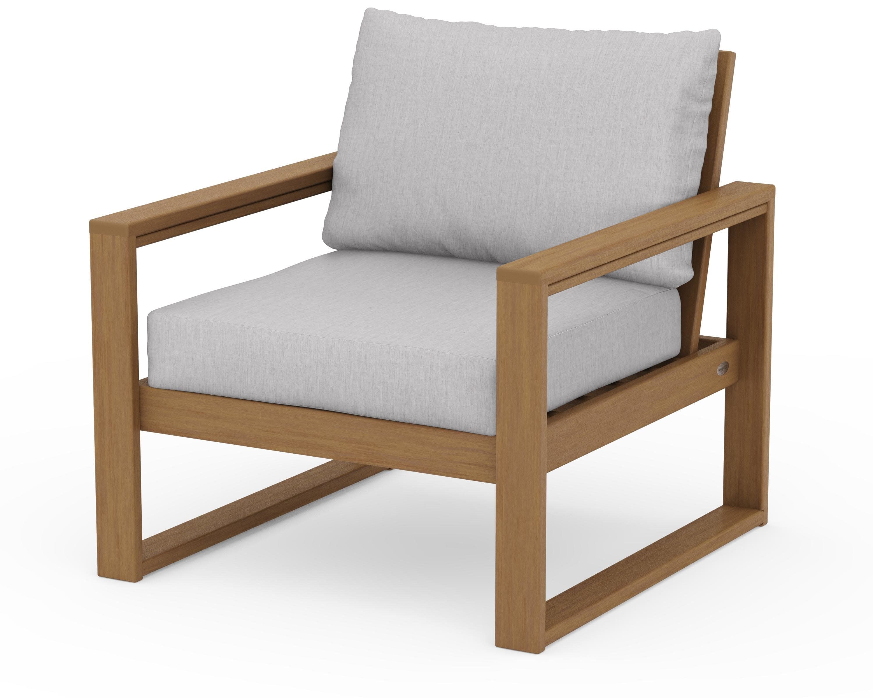 EDGE Club Chair in Natural / Granite