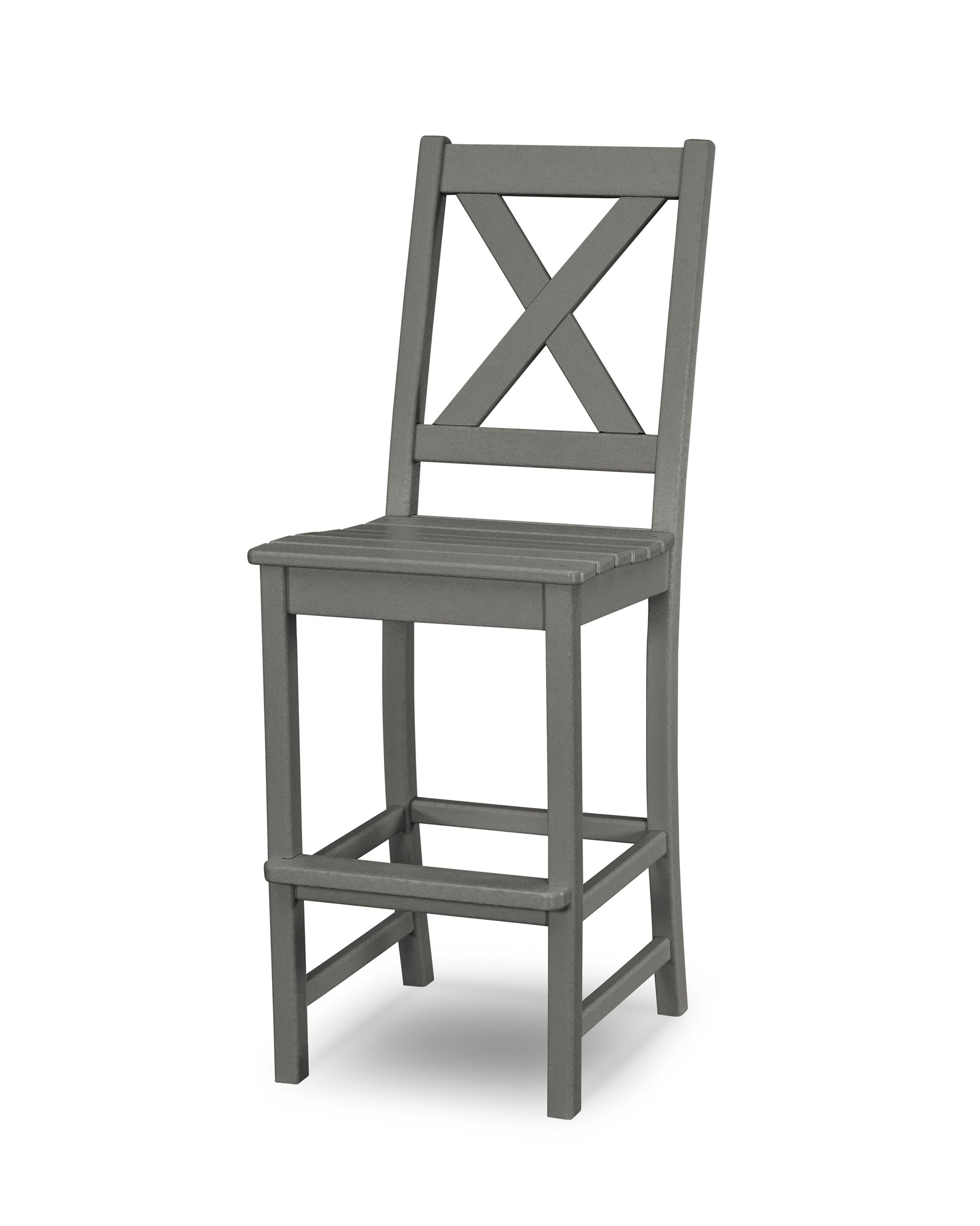 Braxton Bar Side Chair in Slate Grey