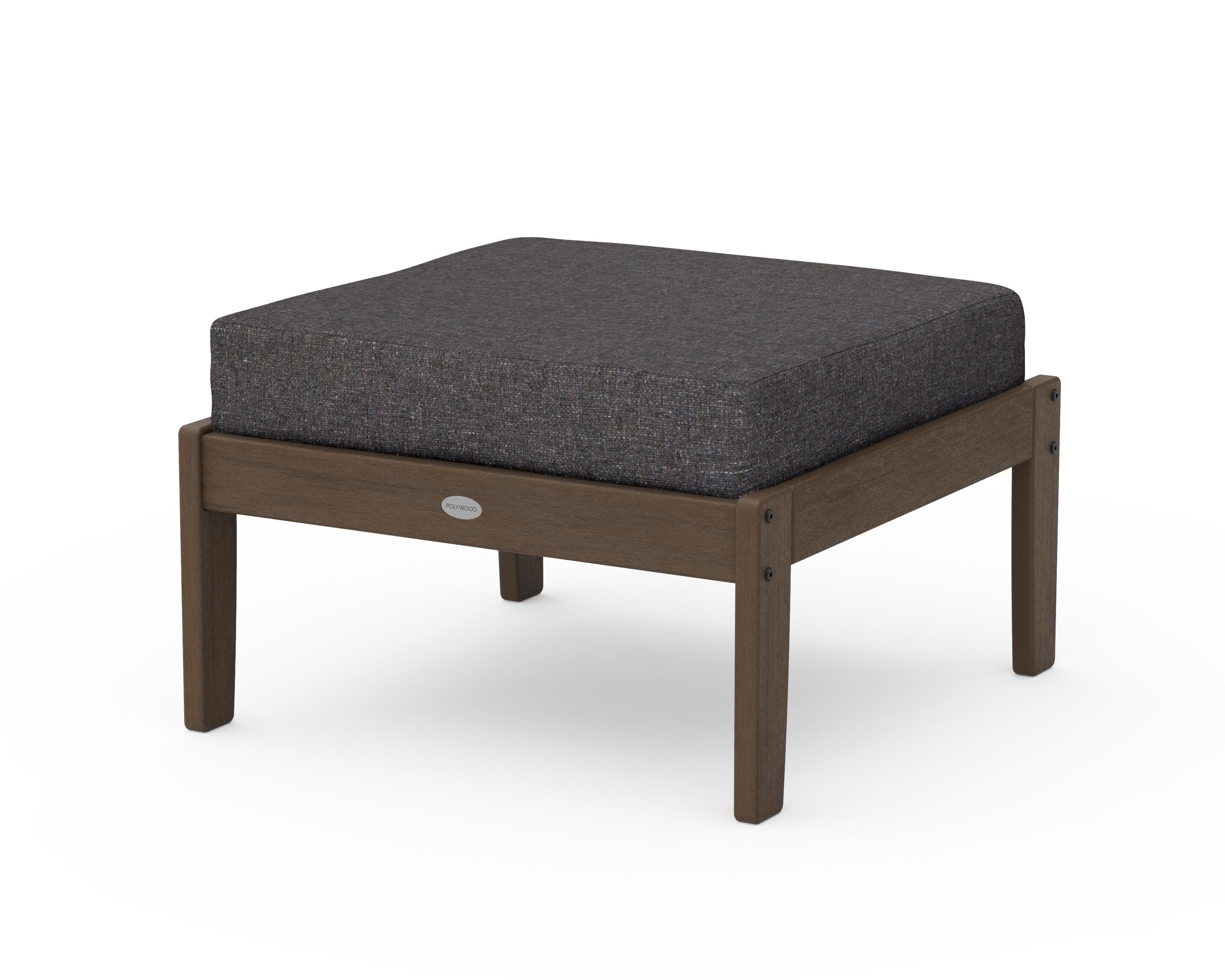 Braxton Deep Seating Ottoman in Kona / Ash Charcoal